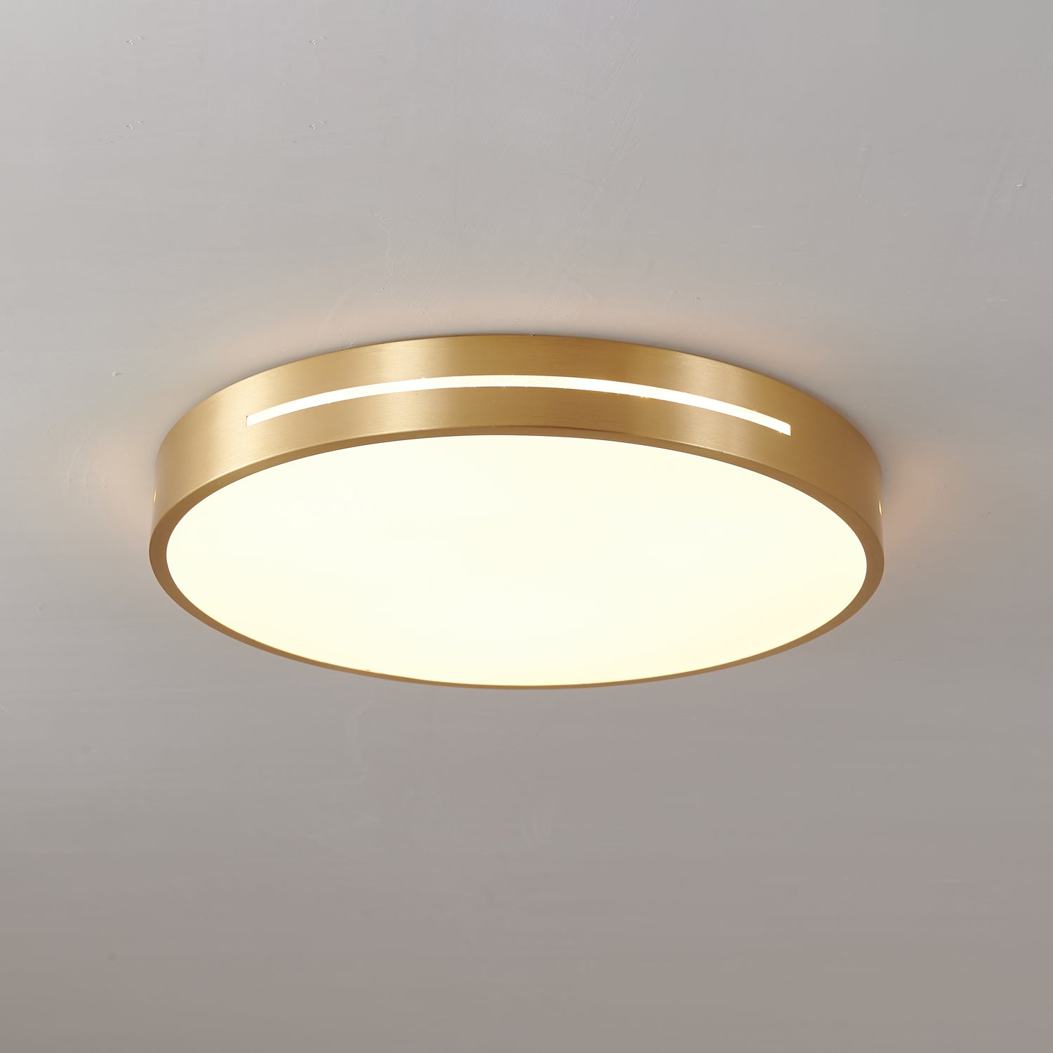 Eurcarara Modern Minimalist Brass Ceiling Light - Letslighting