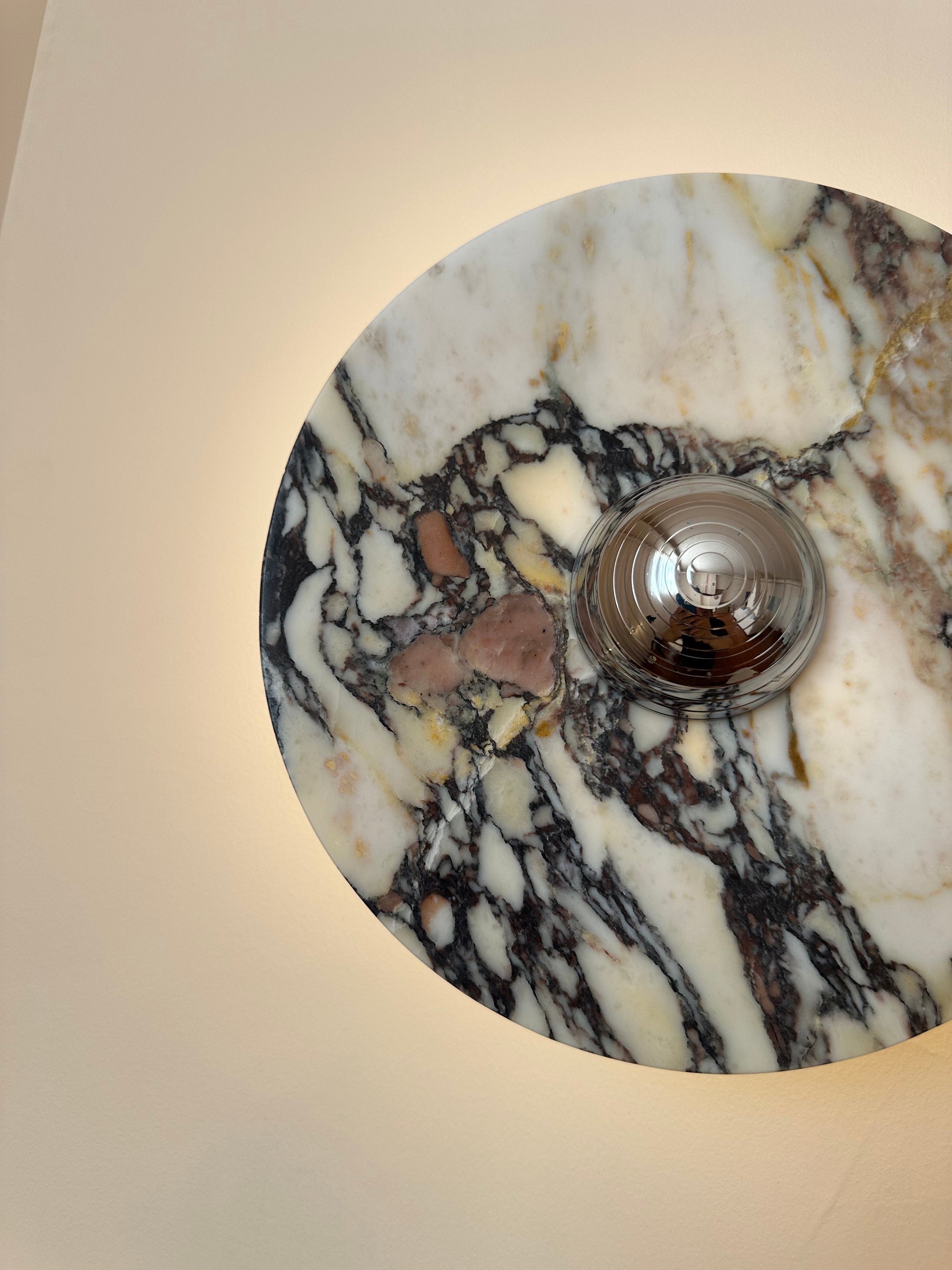 Alter Modern Minimalist Round Marble Sconce Wall Lamp - Letslighting