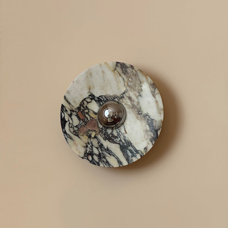 Alter Modern Minimalist Round Marble Sconce Wall Lamp - Letslighting