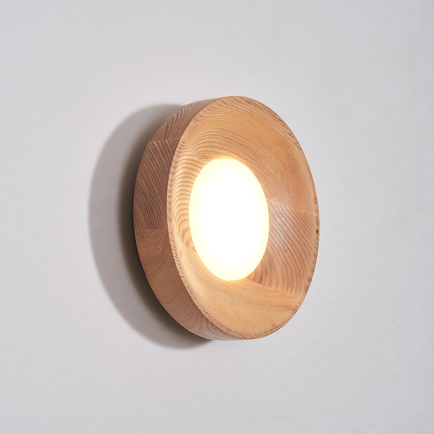 Lustra Wall Lamp Walnut Wood Acrylic - Letslighting