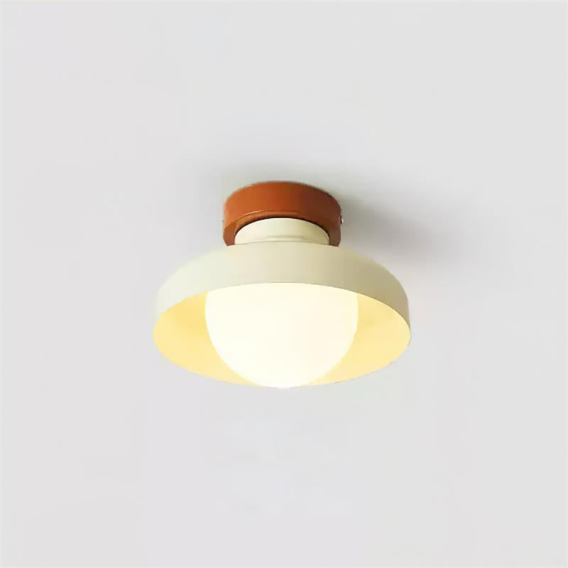Solvane Blue Metal Flush Mount Ceiling Light - Letslighting