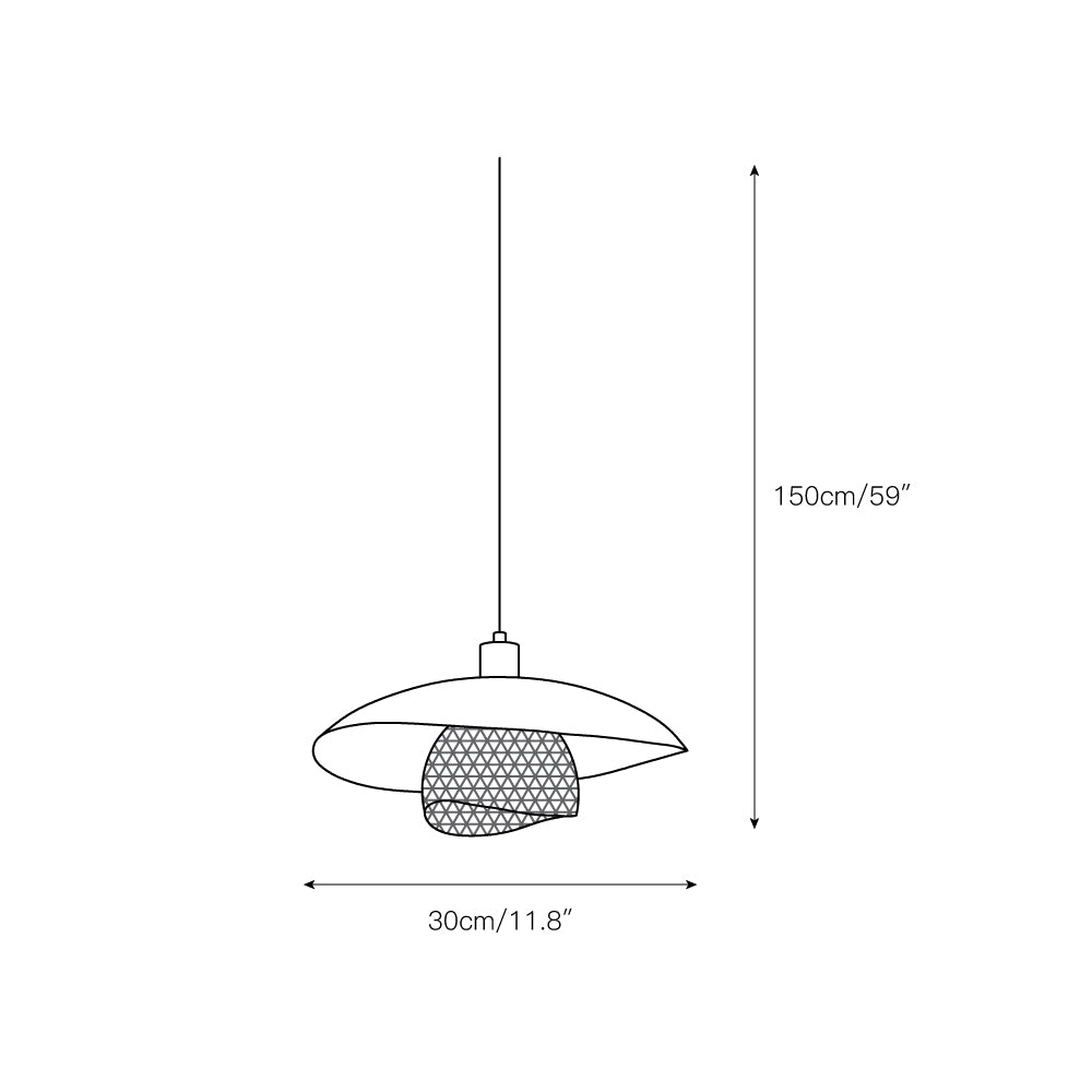 Dynam Modern Minimalist Floyd White Pendant Lamp - Letslighting