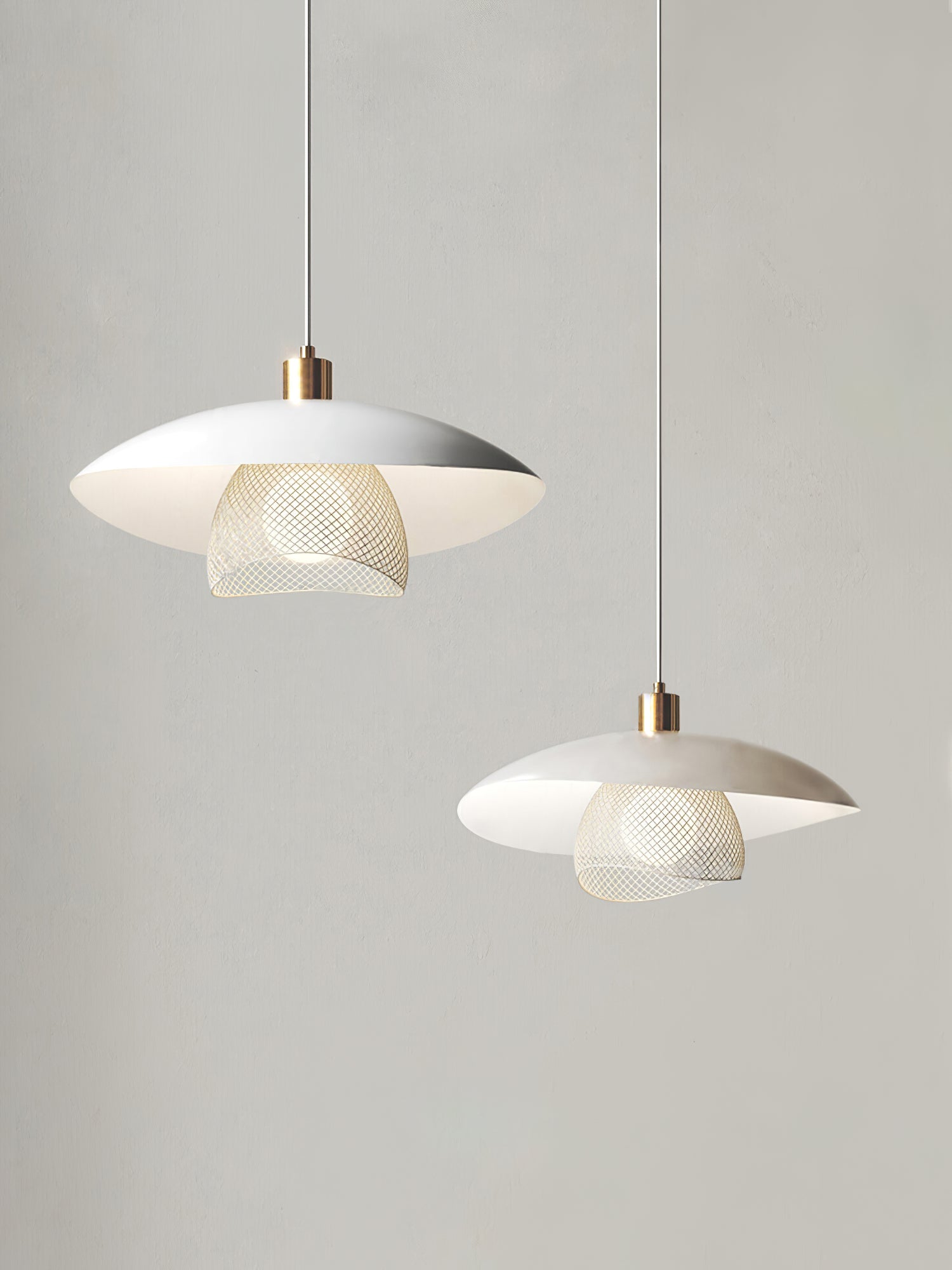 Dynam Modern Minimalist Floyd White Pendant Lamp - Letslighting