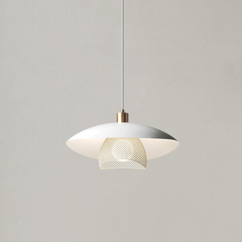 Dynam Modern Minimalist Floyd White Pendant Lamp - Letslighting