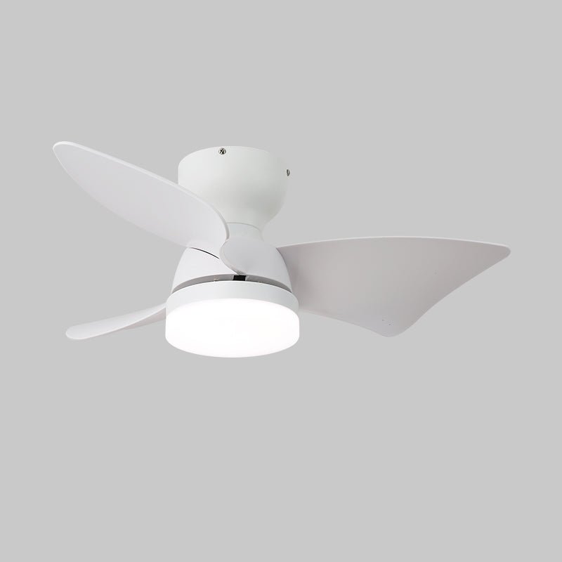 Mirella Silver Wood Ceiling Fan Light - Letslighting