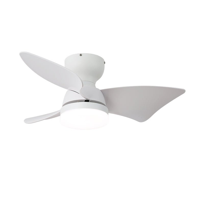 Mirella Silver Wood Ceiling Fan Light - Letslighting