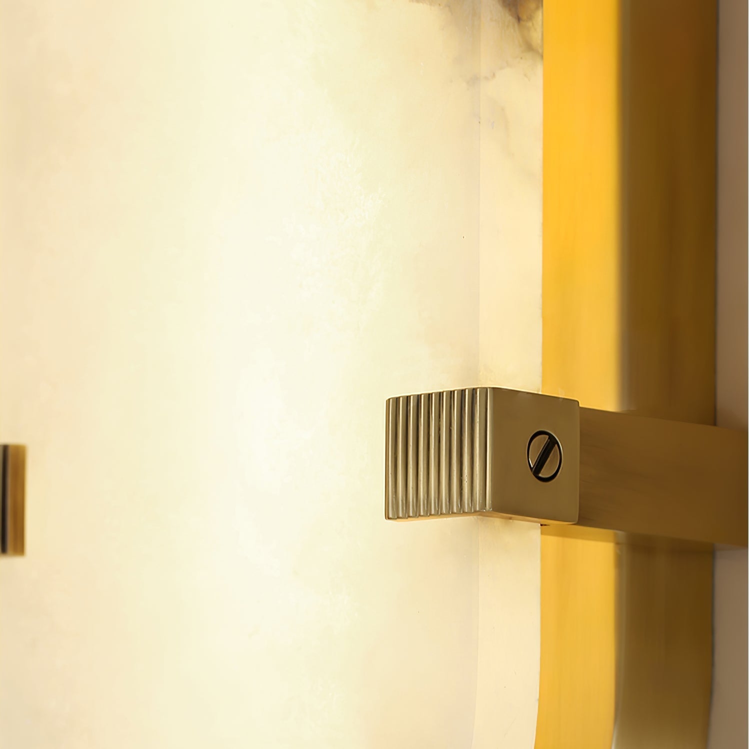 Lunaris Oval Alabaster Wall Light