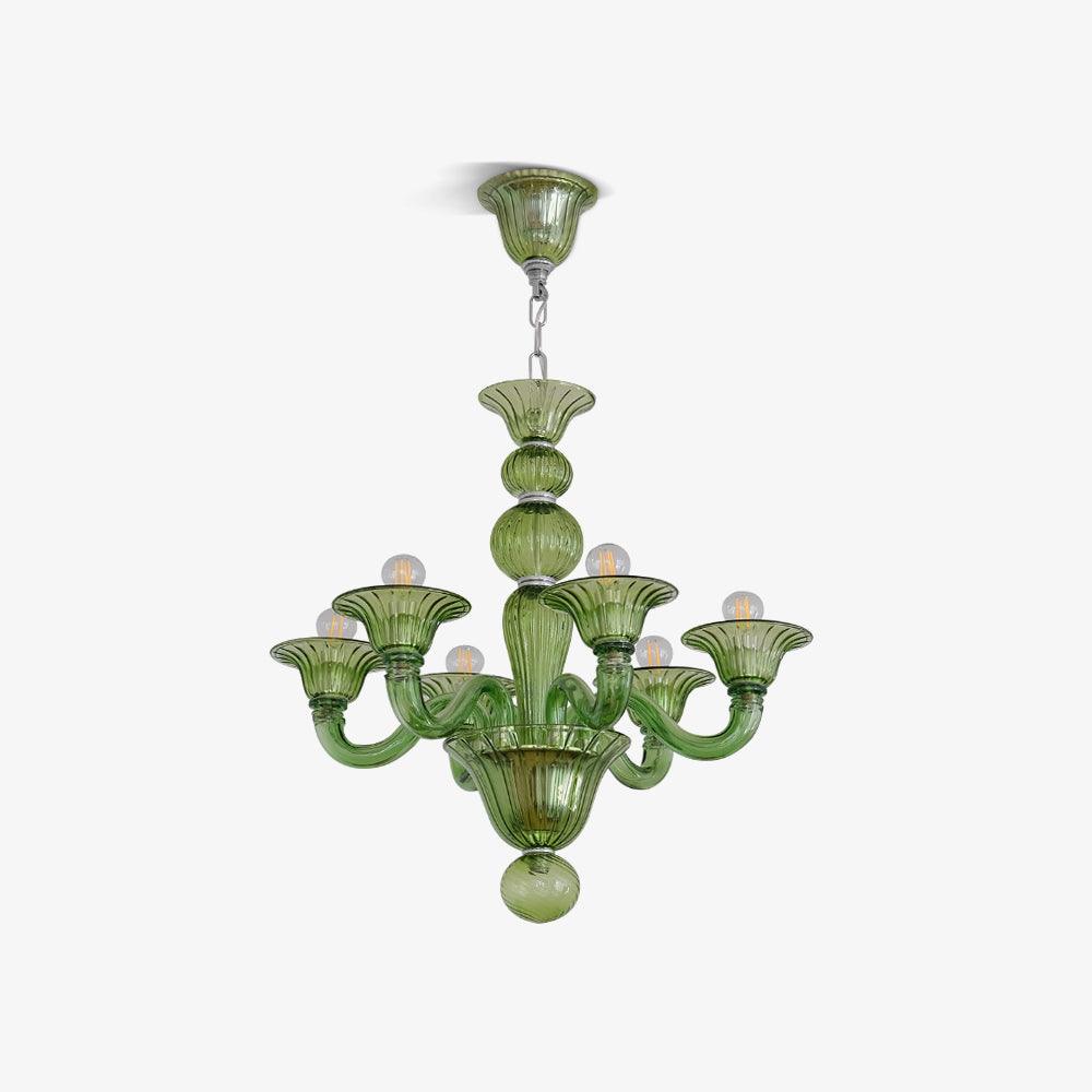 Aurora Chandelier Murano Glass Exotic - Letslighting