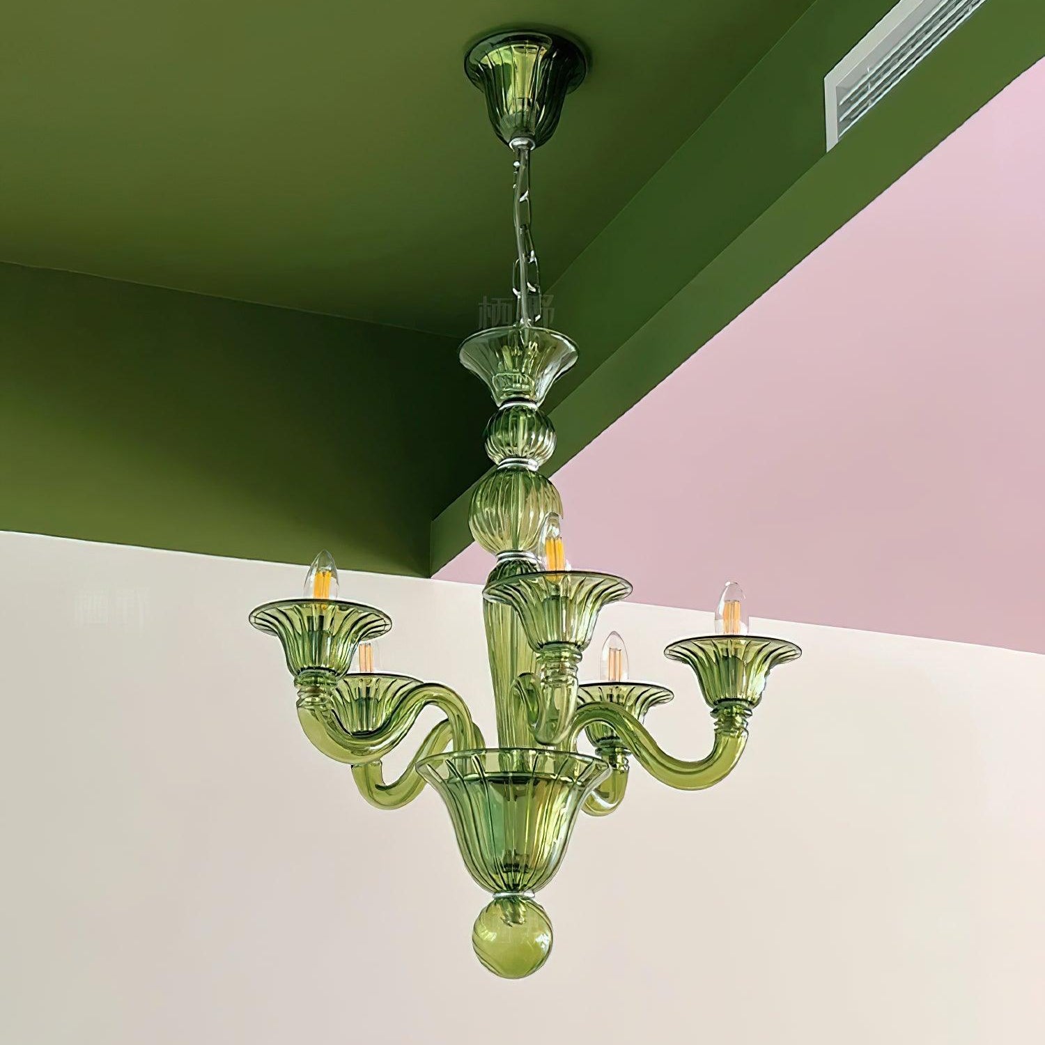 Aurora Chandelier Murano Glass Exotic - Letslighting