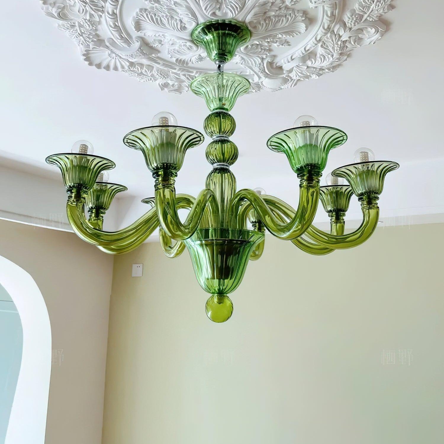 Aurora Chandelier Murano Glass Exotic - Letslighting