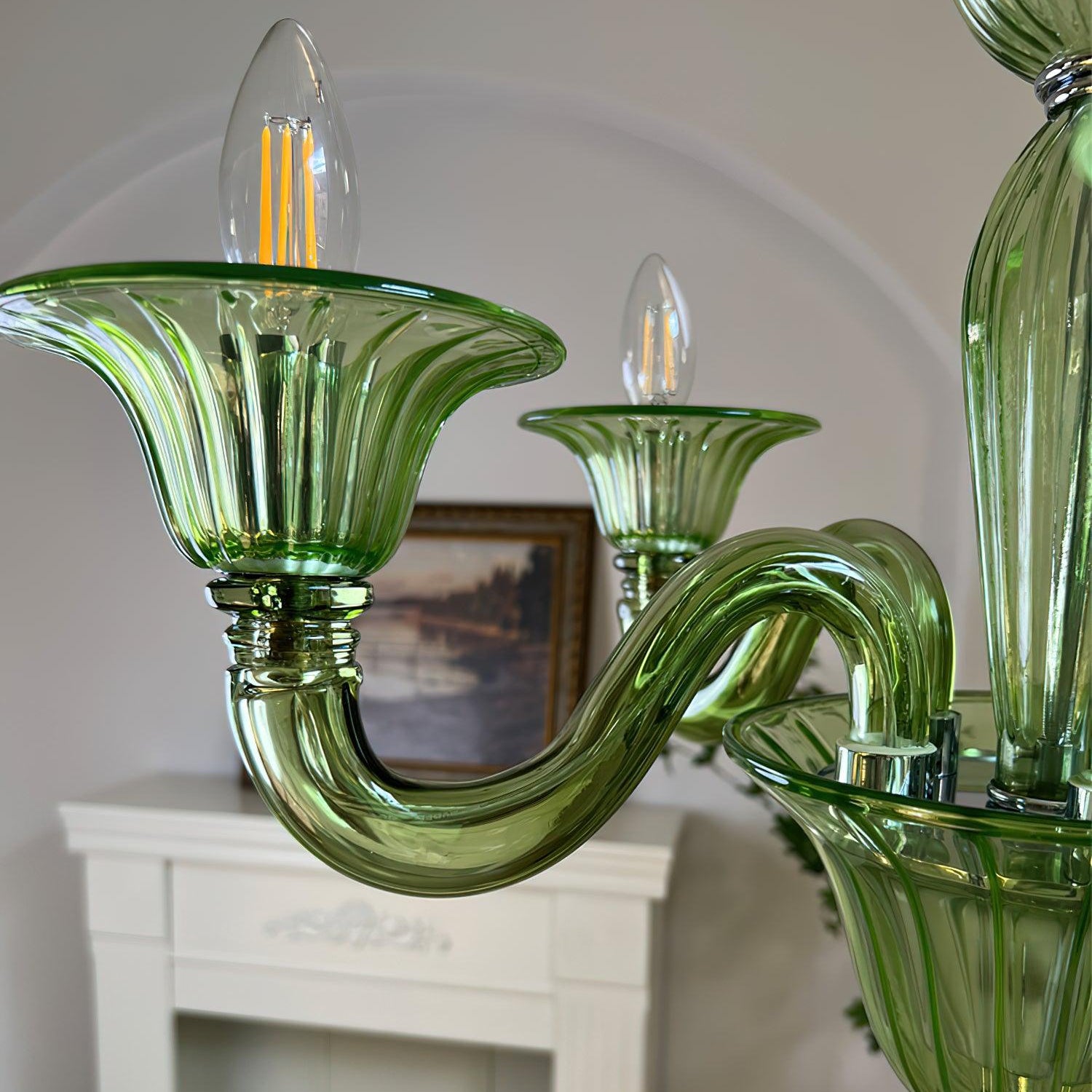 Aurora Chandelier Murano Glass Exotic - Letslighting