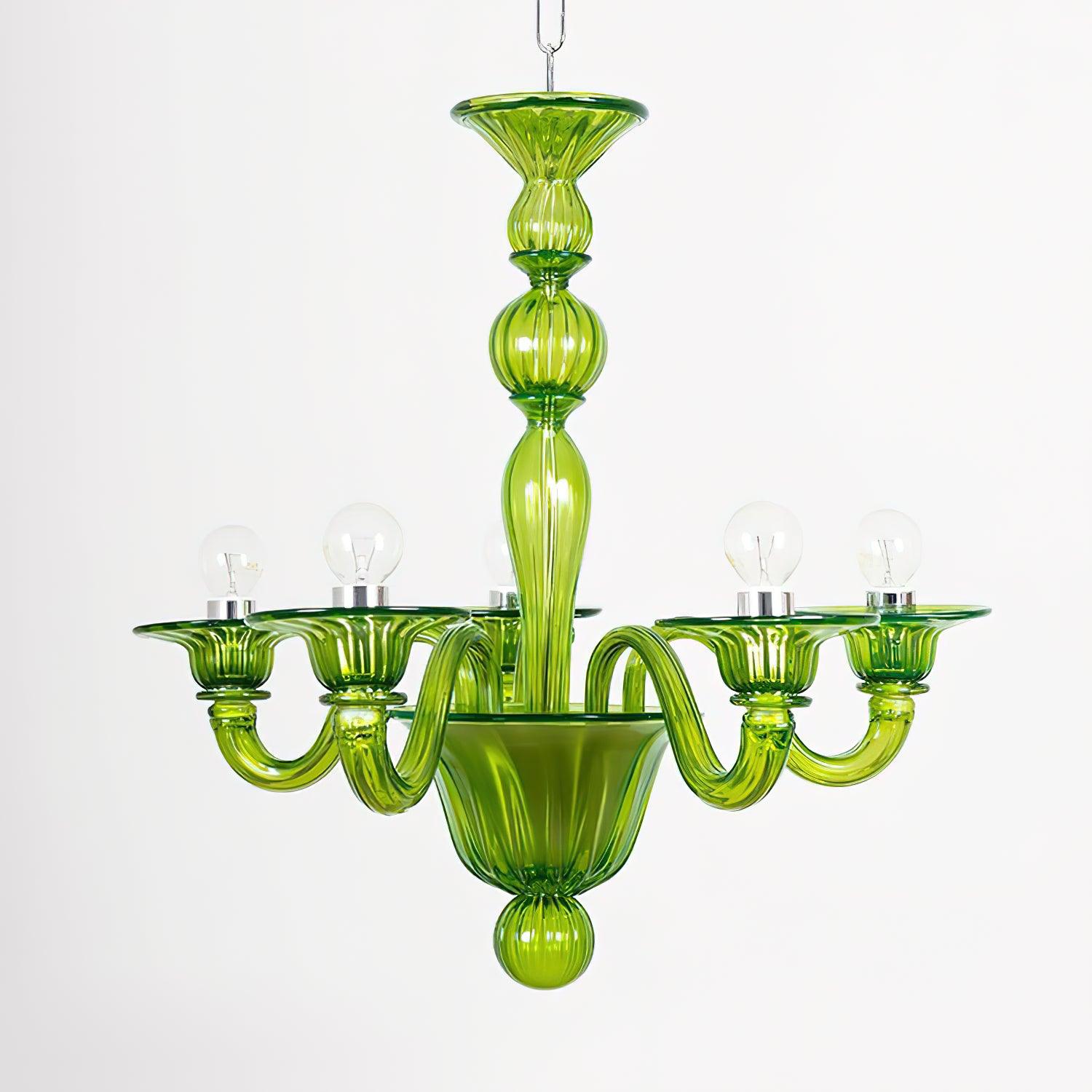 Aurora Chandelier Murano Glass Exotic - Letslighting