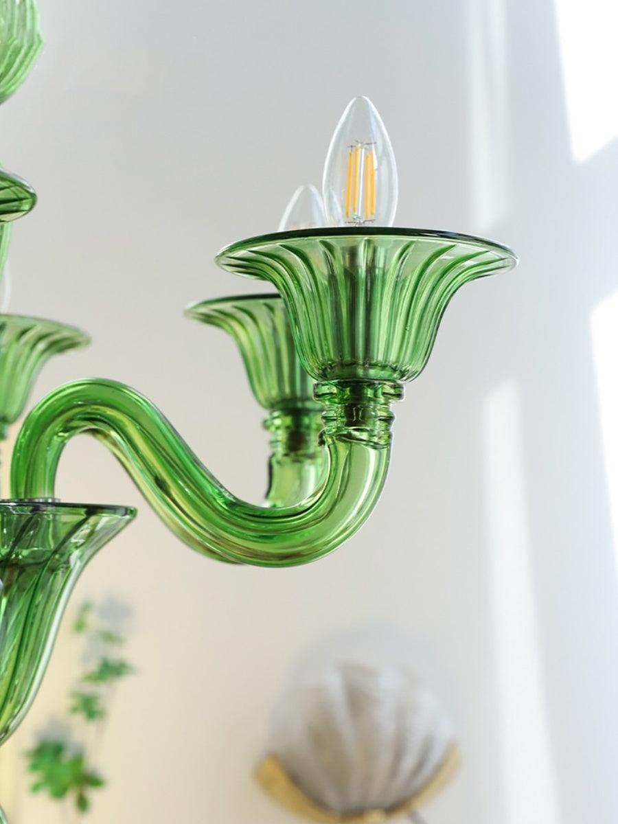 Aurora Chandelier Murano Glass Exotic - Letslighting