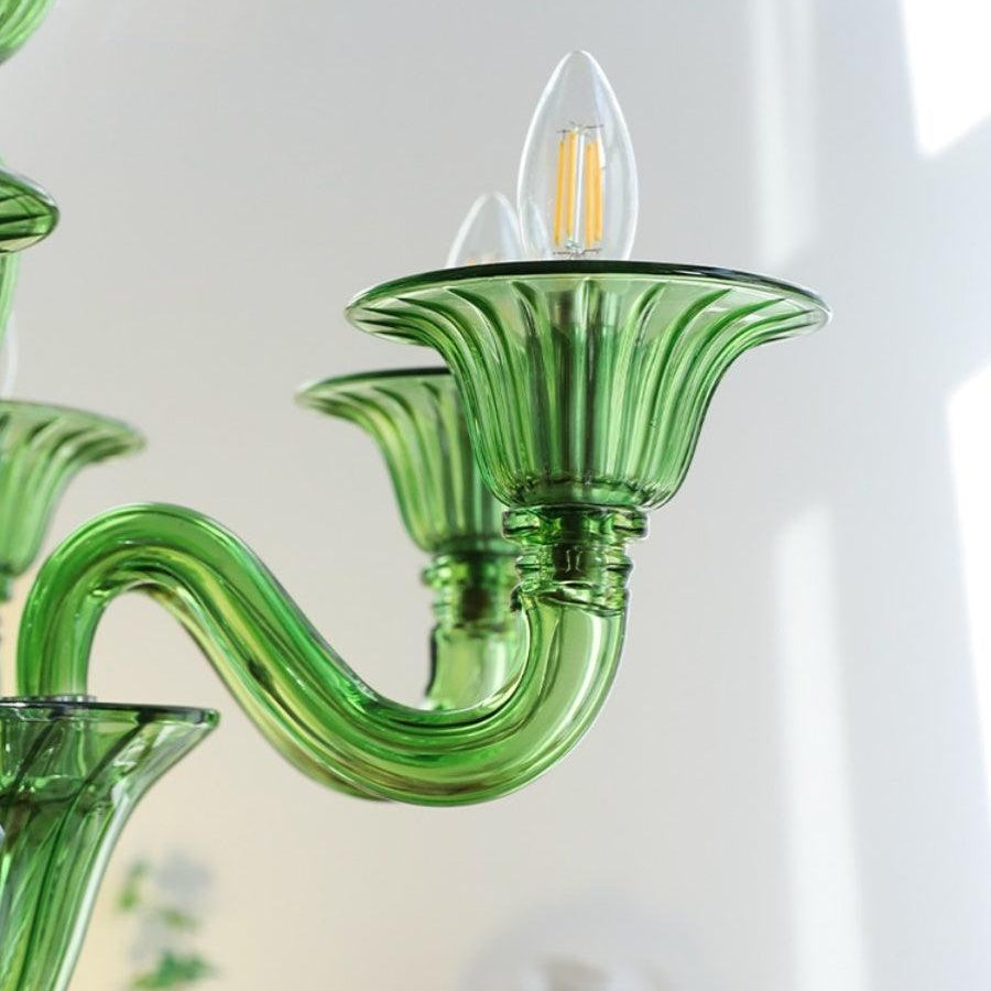 Aurora Chandelier Murano Glass Exotic - Letslighting