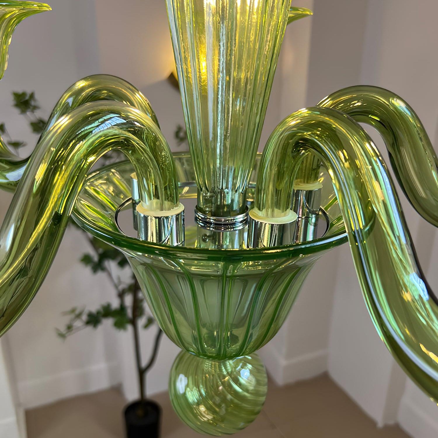 Aurora Chandelier Murano Glass Exotic - Letslighting