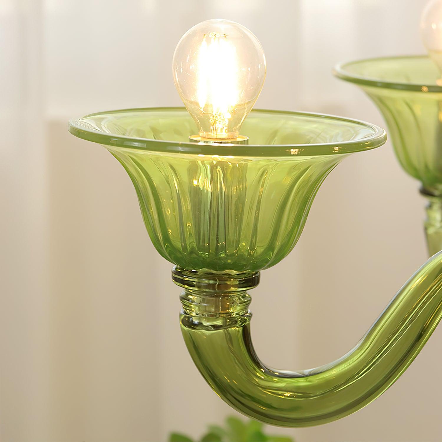 Aurora Chandelier Murano Glass Exotic - Letslighting