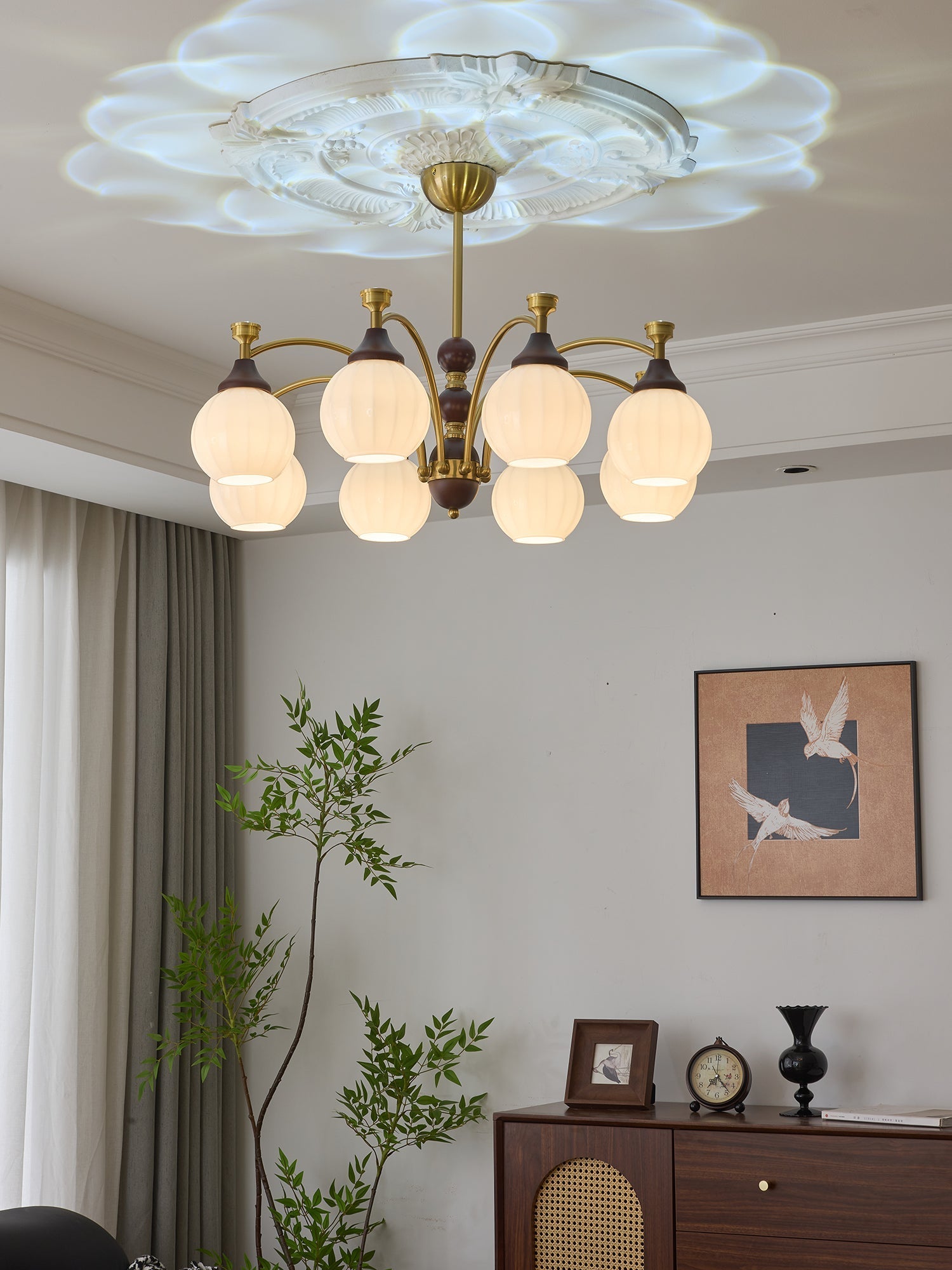 Illoros Traditional Elegance Wood Chandelier - Letslighting