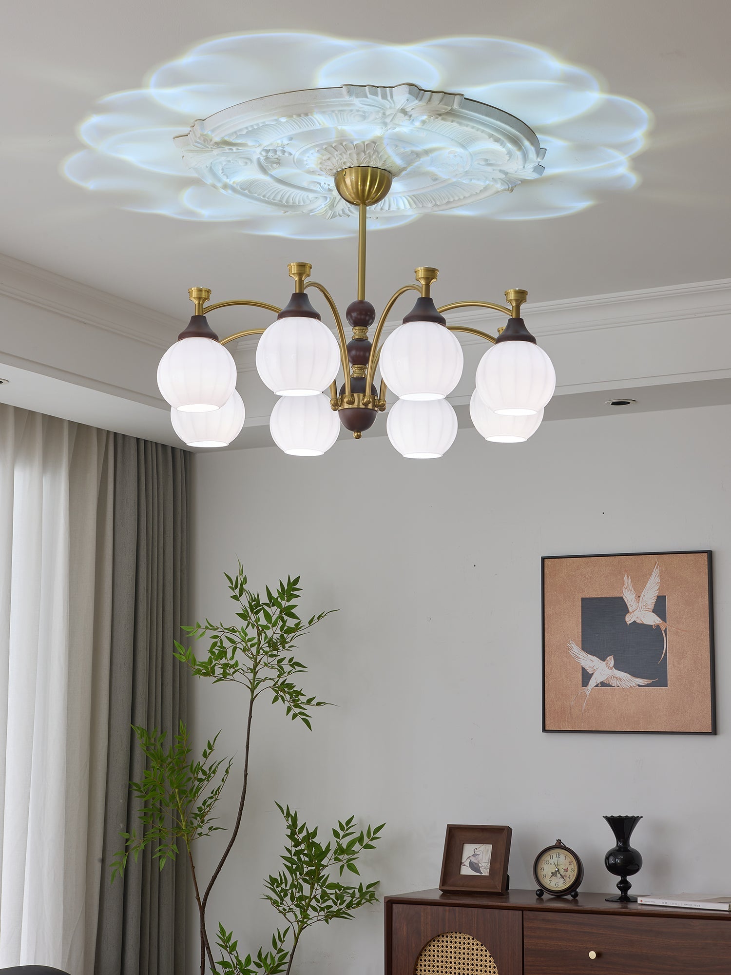 Illoros Traditional Elegance Wood Chandelier - Letslighting