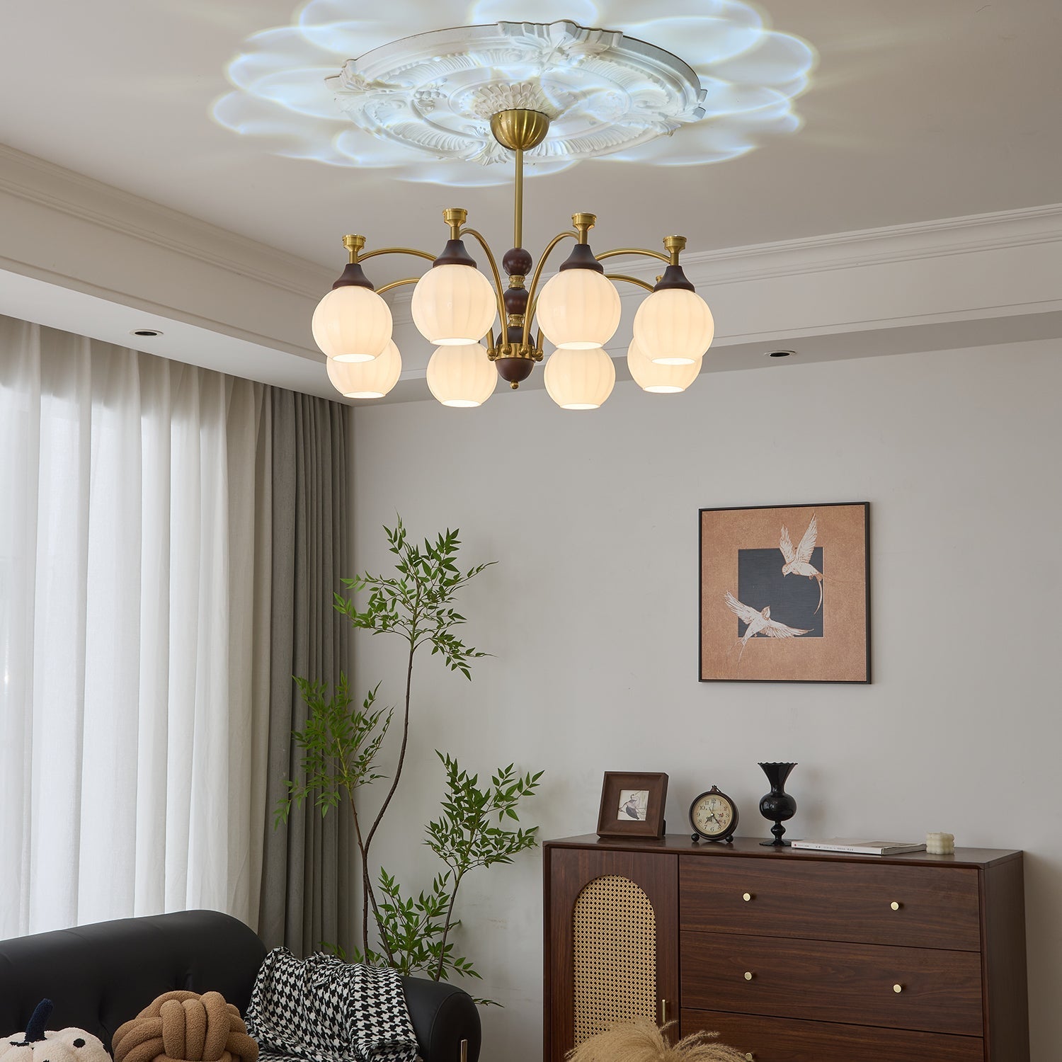 Illoros Traditional Elegance Wood Chandelier - Letslighting