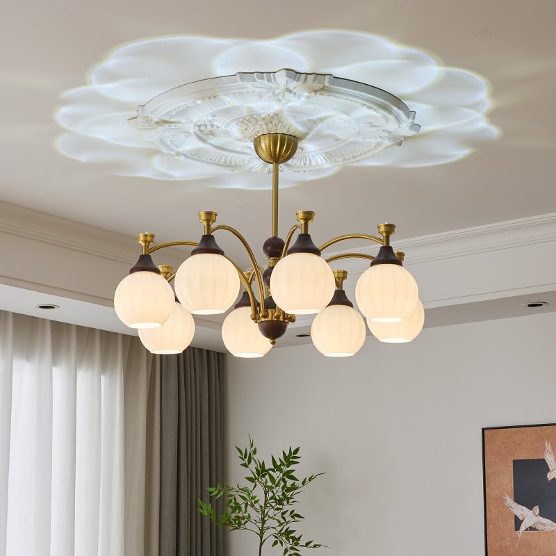 Illoros Traditional Elegance Wood Chandelier - Letslighting