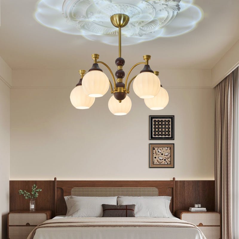 Illoros Traditional Elegance Wood Chandelier - Letslighting