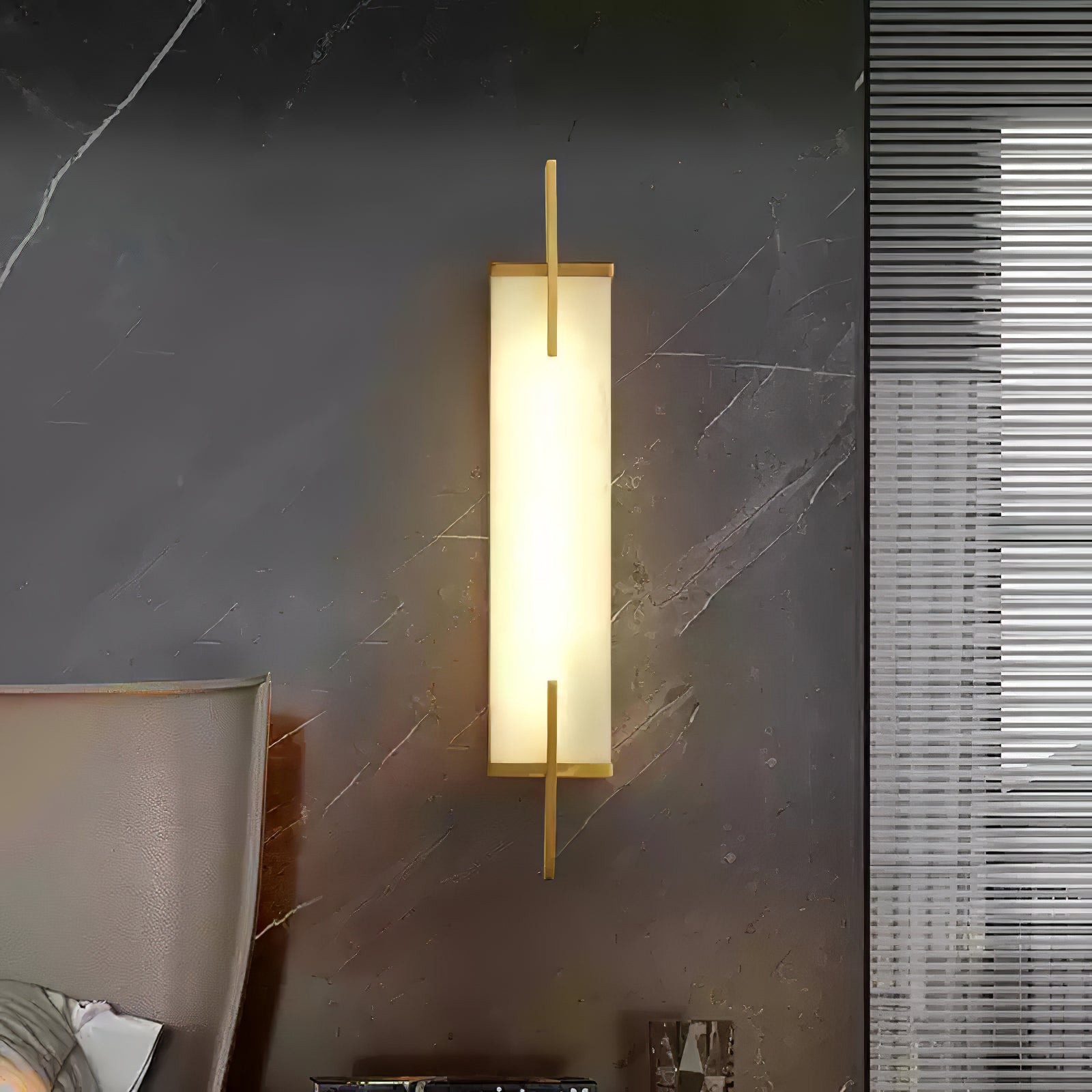 Zenith Alabaster Wall Light - Letslighting