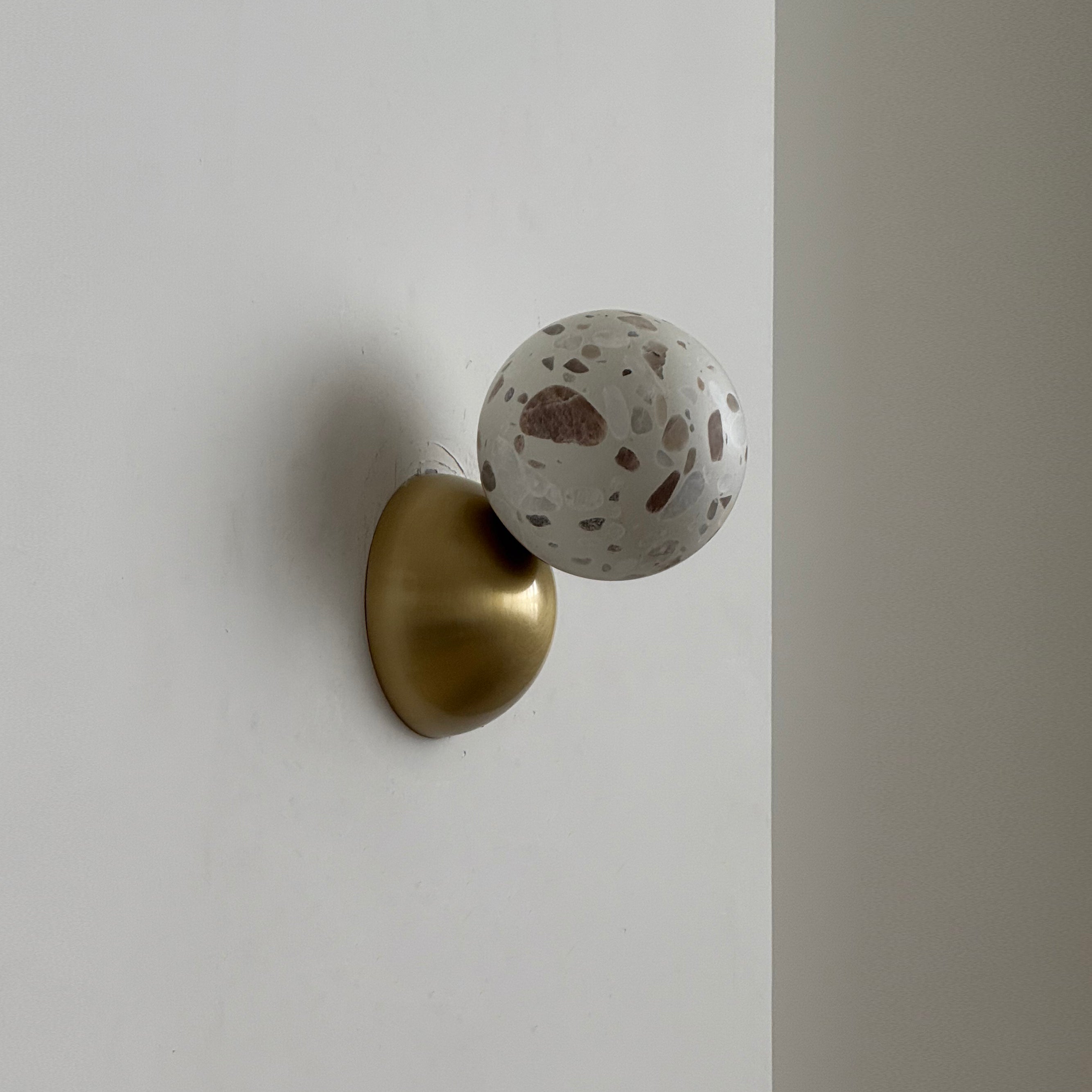 Arca Modern Minimalist Eclipse Mrable Wall Lamp - Letslighting