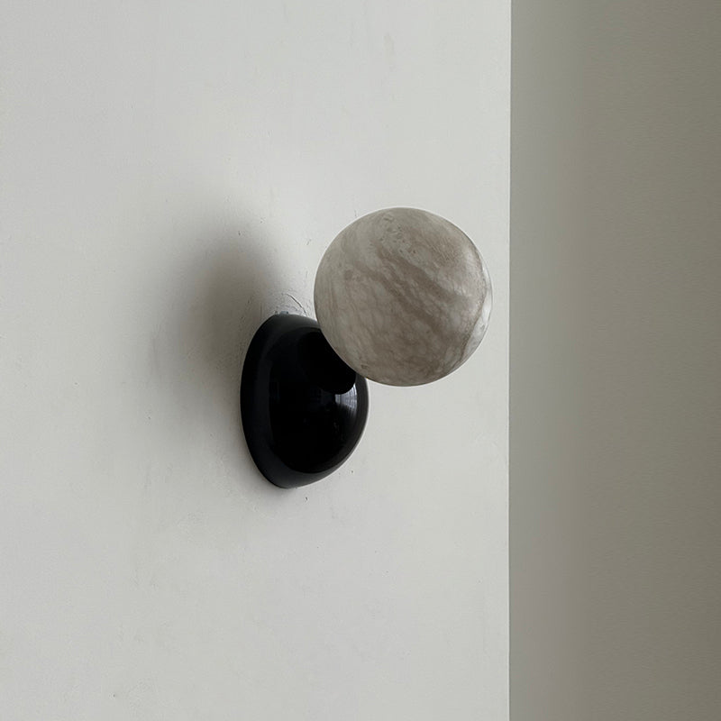 Arca Modern Minimalist Eclipse Mrable Wall Lamp - Letslighting