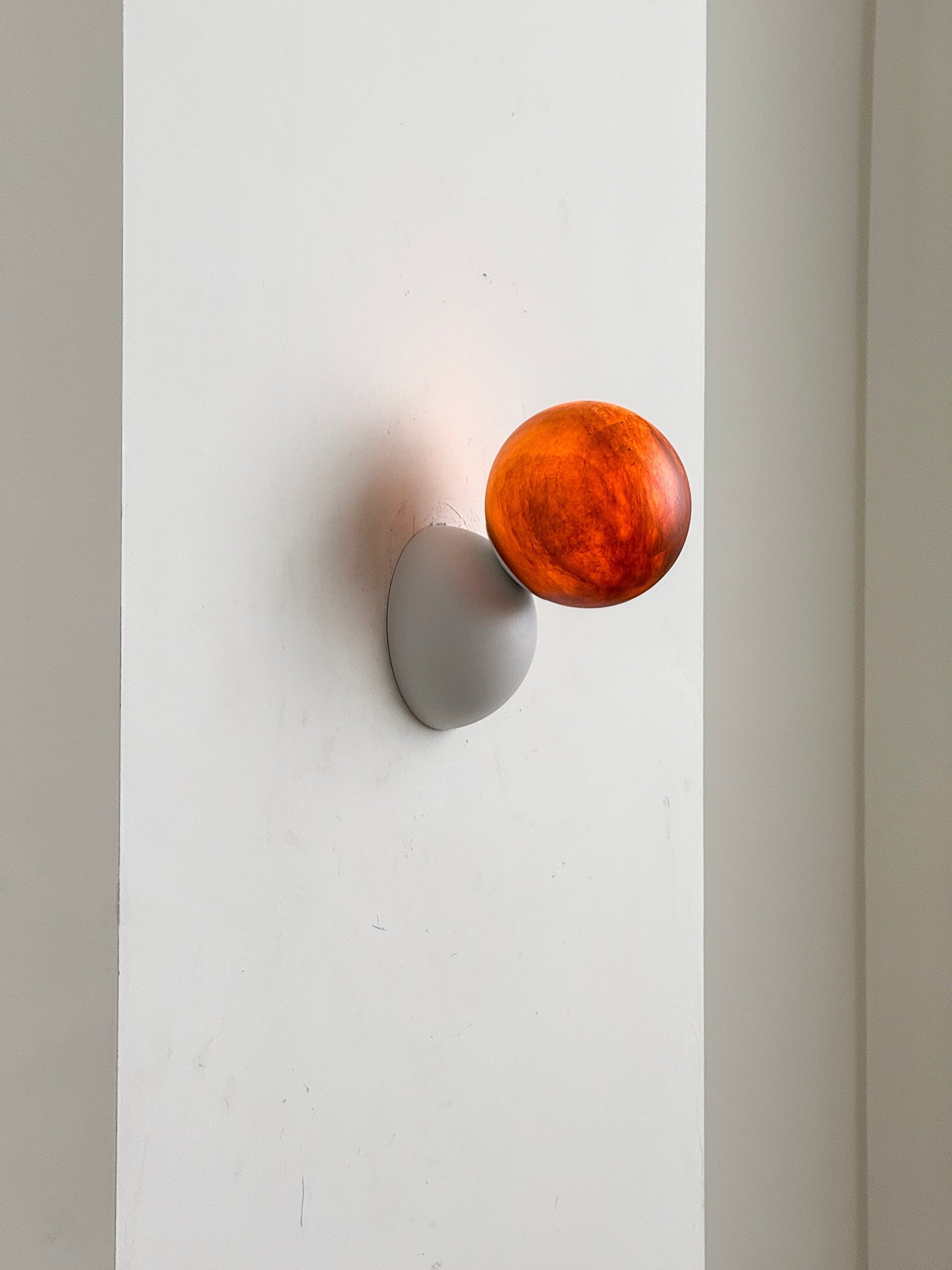 Arca Modern Minimalist Eclipse Mrable Wall Lamp - Letslighting