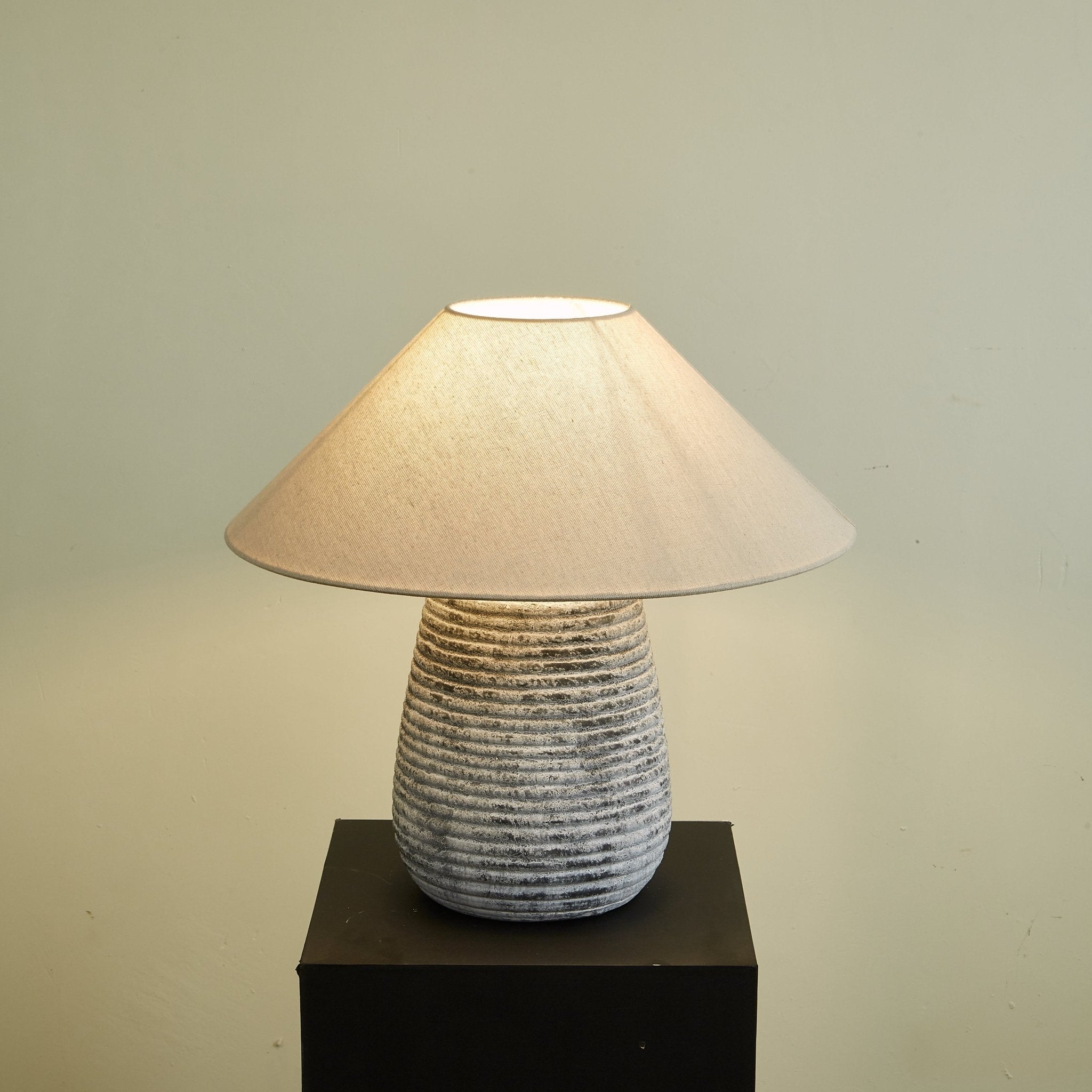 Clarissa Clear Fabric Table Lamp - Letslighting