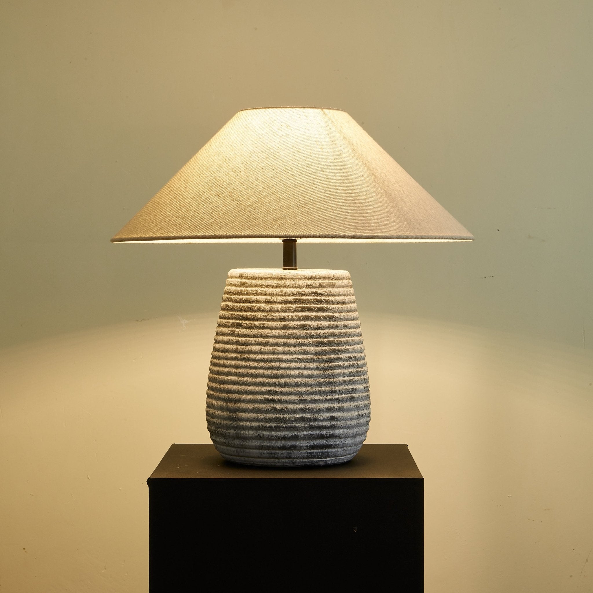 Clarissa Clear Fabric Table Lamp - Letslighting