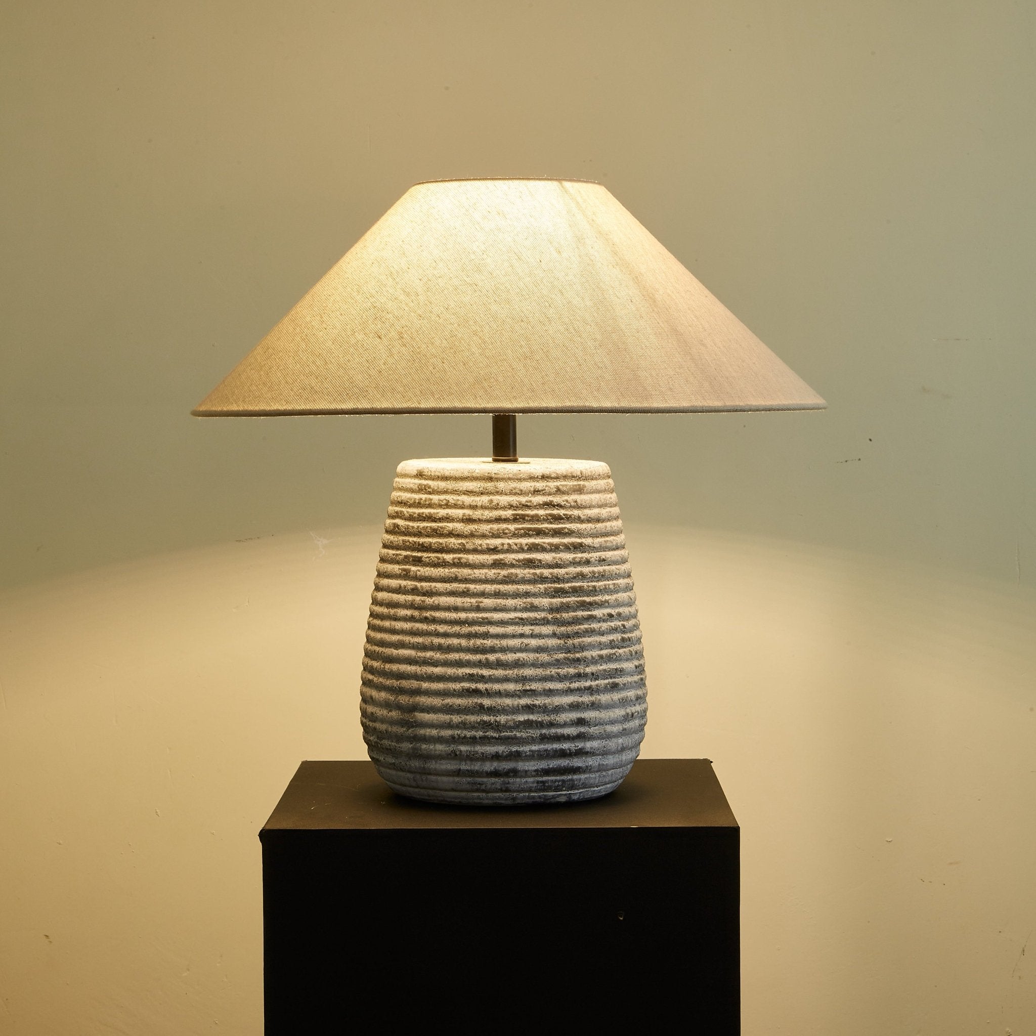 Clarissa Clear Fabric Table Lamp - Letslighting