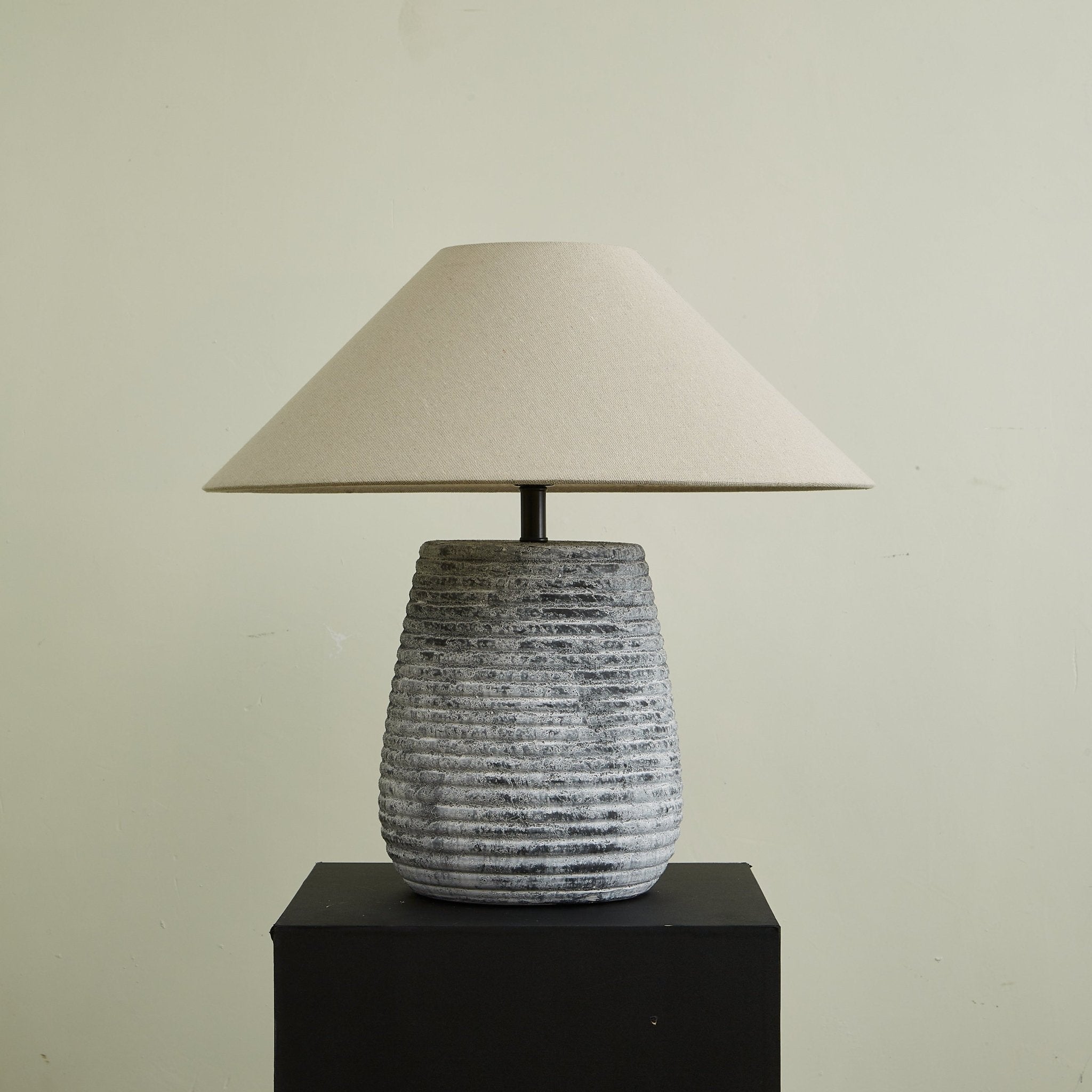 Clarissa Clear Fabric Table Lamp - Letslighting