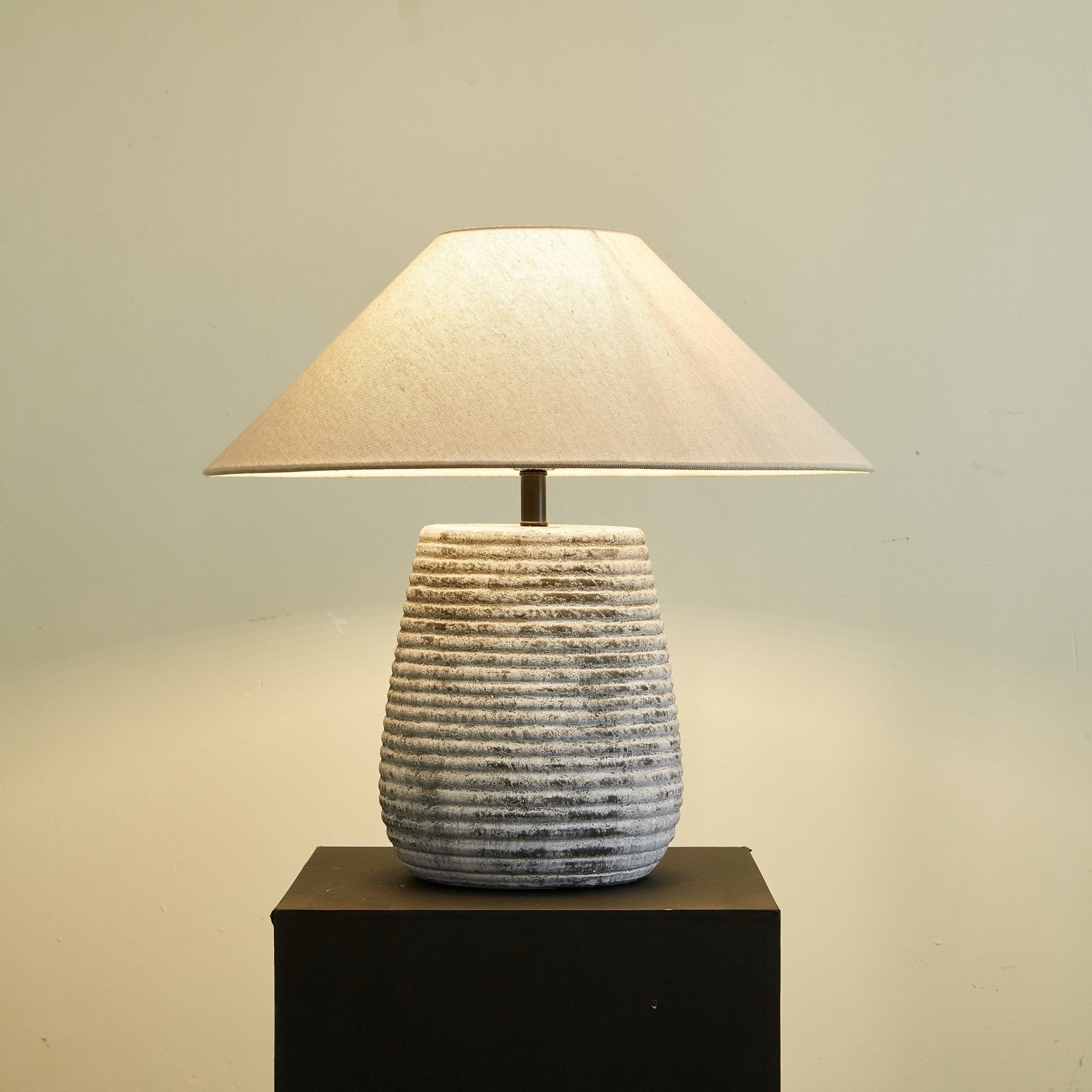 Clarissa Clear Fabric Table Lamp - Letslighting