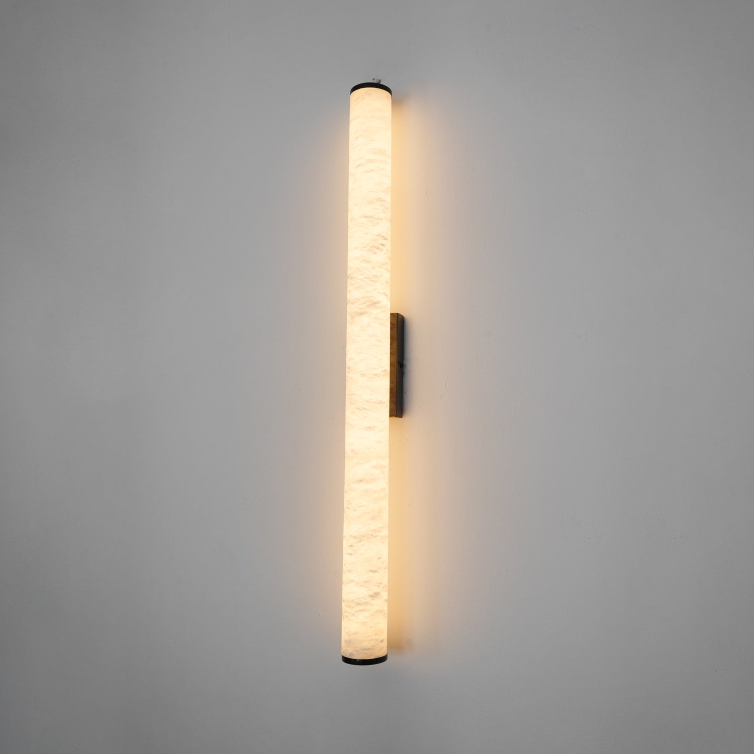 Kristy Alabaster Vertical Cylindrical Wall Lamp - Letslighting