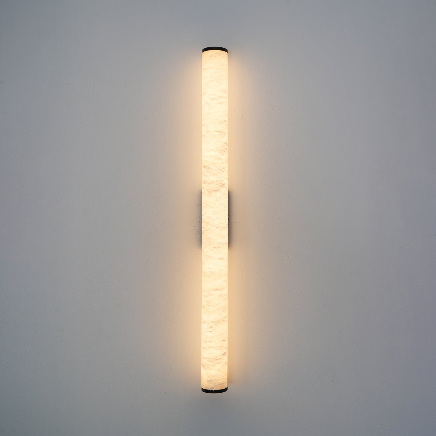Kristy Alabaster Vertical Cylindrical Wall Lamp - Letslighting