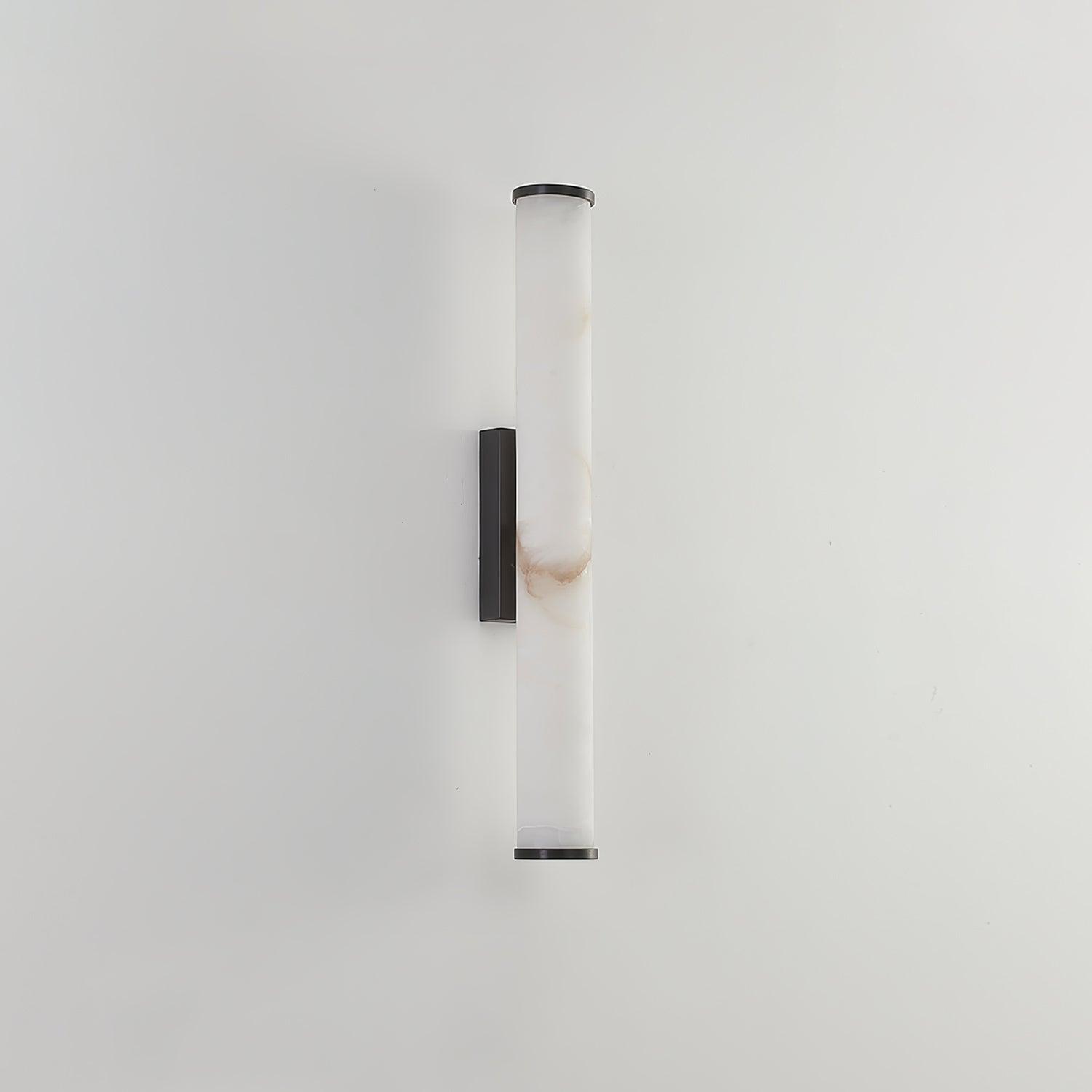Kristy Alabaster Vertical Cylindrical Wall Lamp - Letslighting