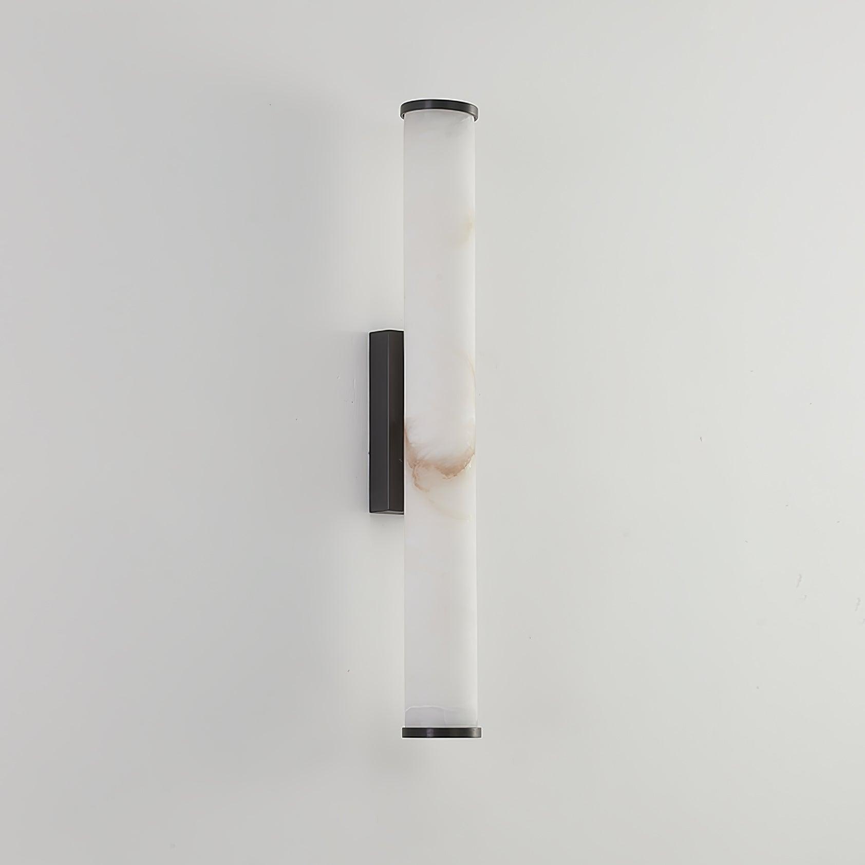 Kristy Alabaster Vertical Cylindrical Wall Lamp - Letslighting