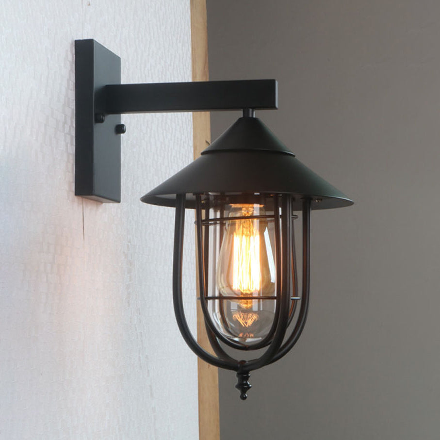 Ionic Vintage Industrial Glass Wall Lamp - Letslighting