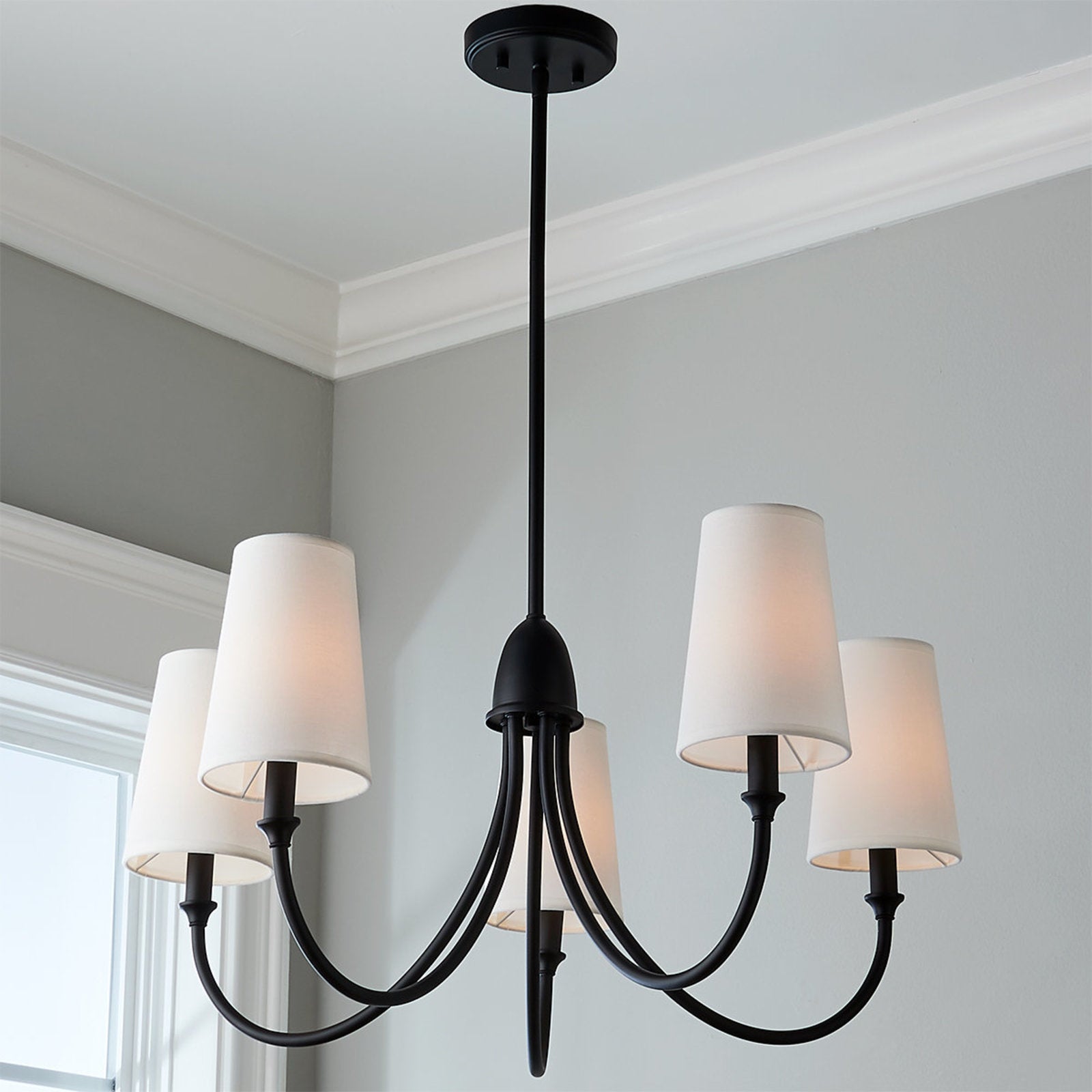 Lumin Premium Vintage Industrial Fabric Chandelier - Letslighting