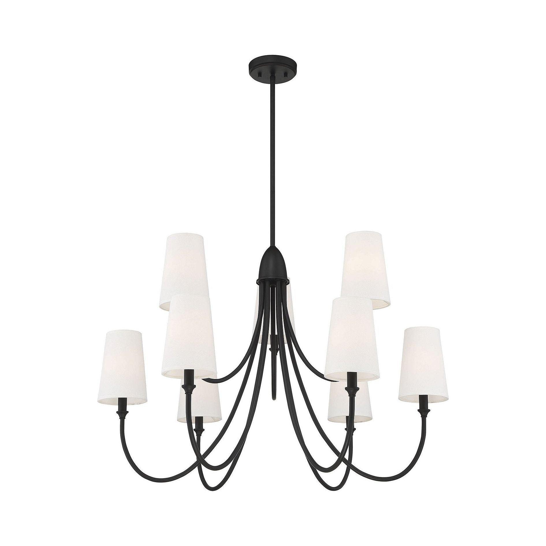 Lumin Premium Vintage Industrial Fabric Chandelier - Letslighting