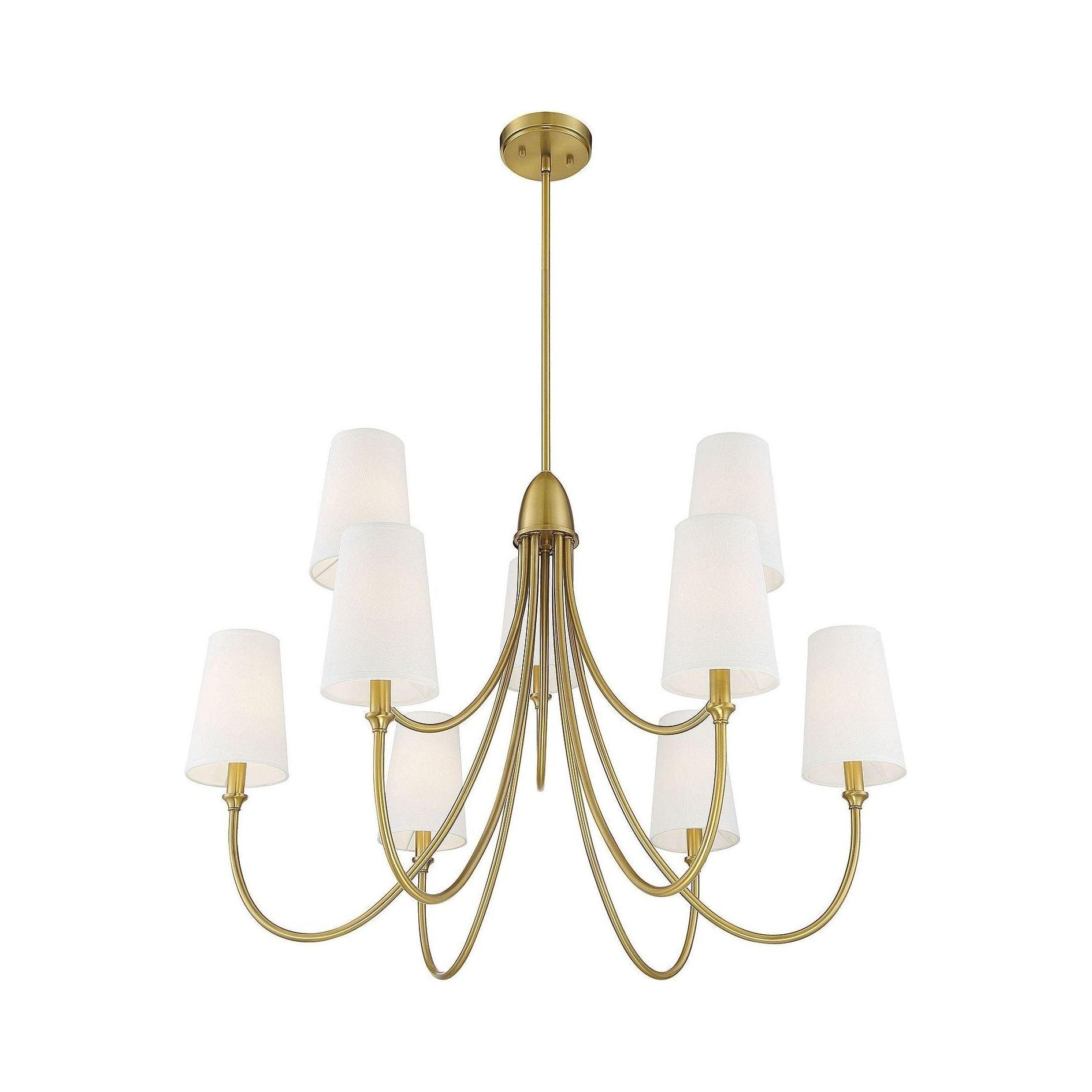 Lumin Premium Vintage Industrial Fabric Chandelier - Letslighting