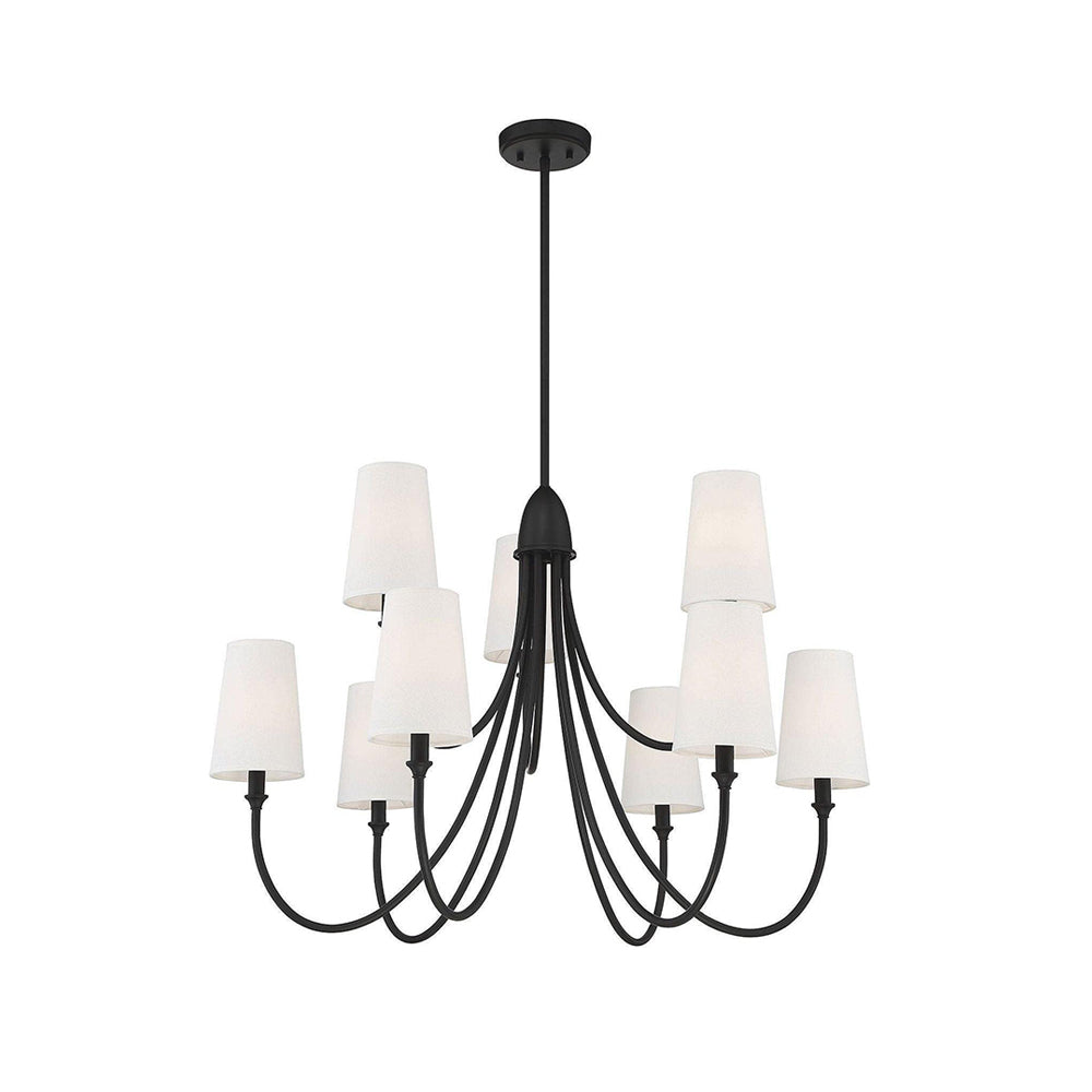 Lumin Premium Vintage Industrial Fabric Chandelier - Letslighting