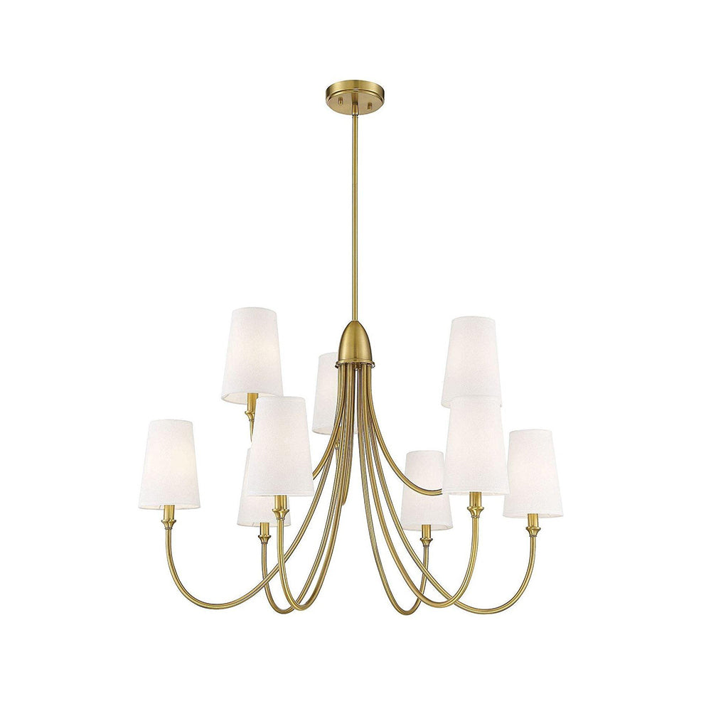 Lumin Premium Vintage Industrial Fabric Chandelier - Letslighting