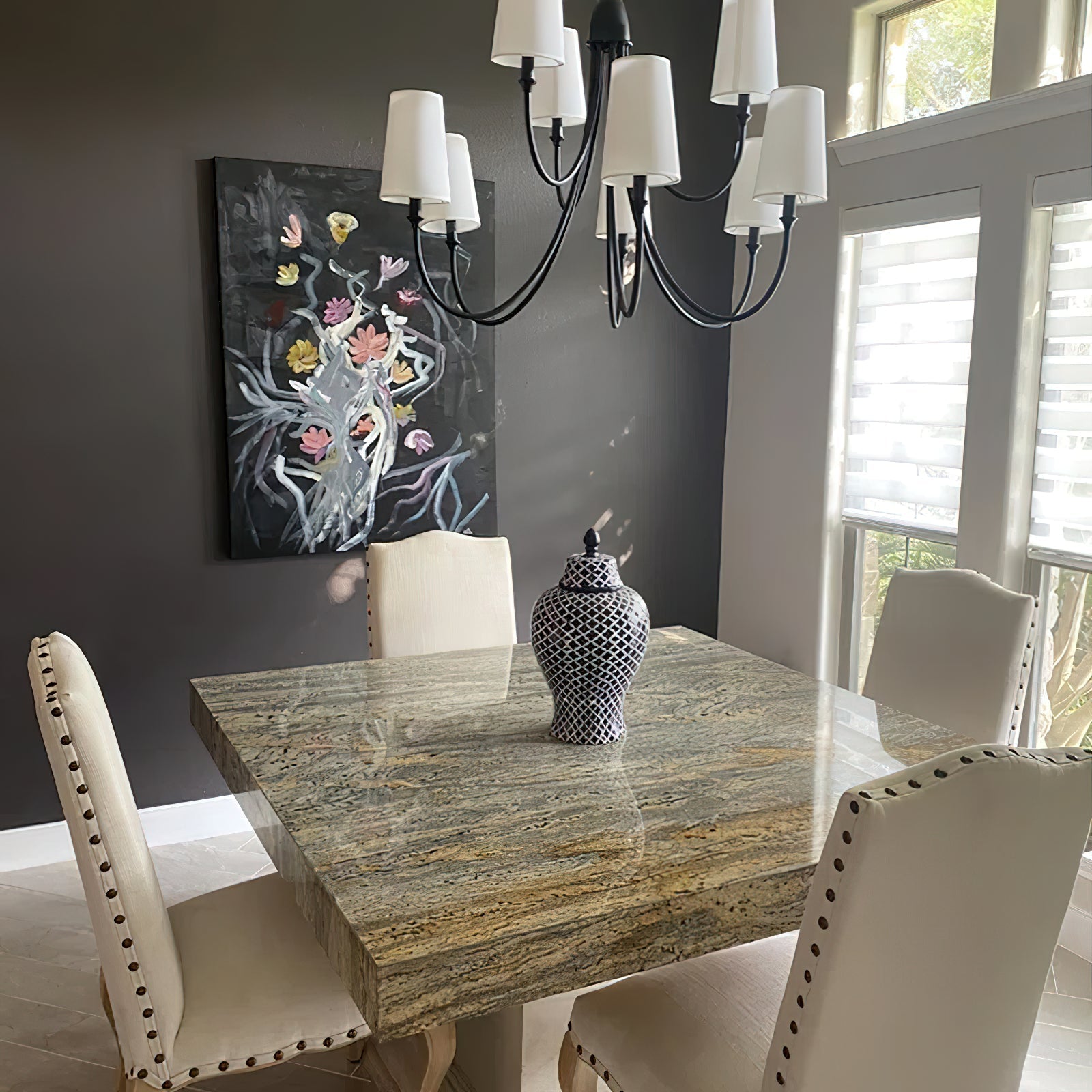 Lumin Premium Vintage Industrial Fabric Chandelier - Letslighting