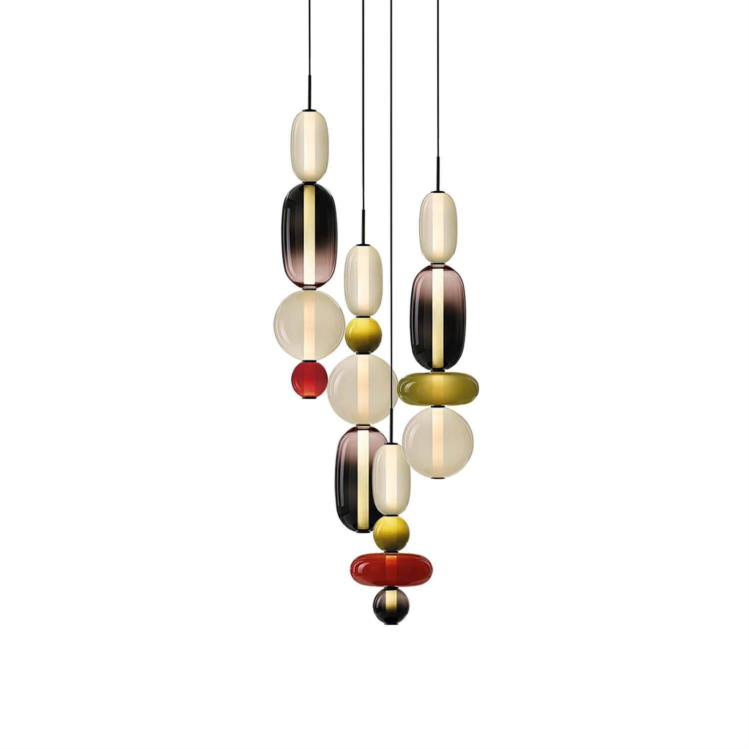 Cunorara Premium Art Stained Glass Chandelier - Letslighting