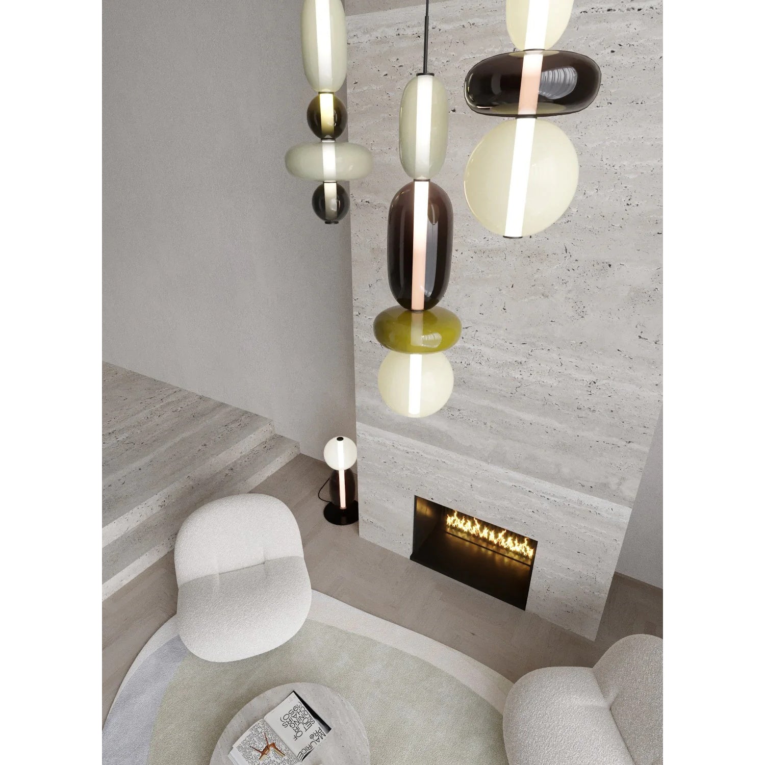 Cunorara Premium Art Stained Glass Chandelier - Letslighting