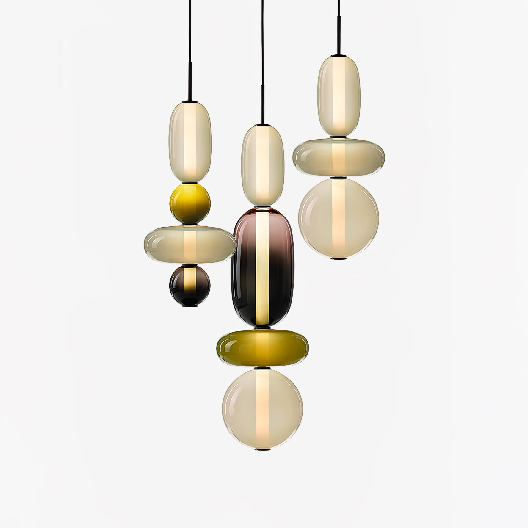 Noxic Glass Acrylic Artistic Pendant Light - Letslighting