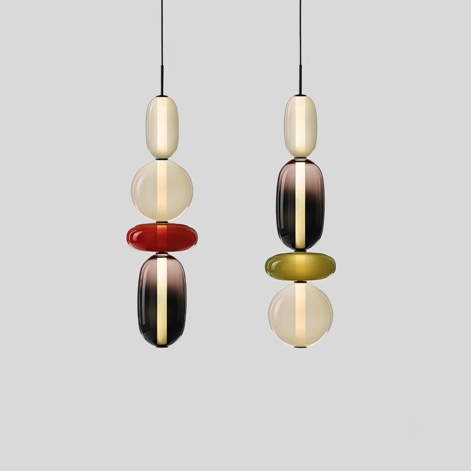 Noxic Glass Acrylic Artistic Pendant Light - Letslighting
