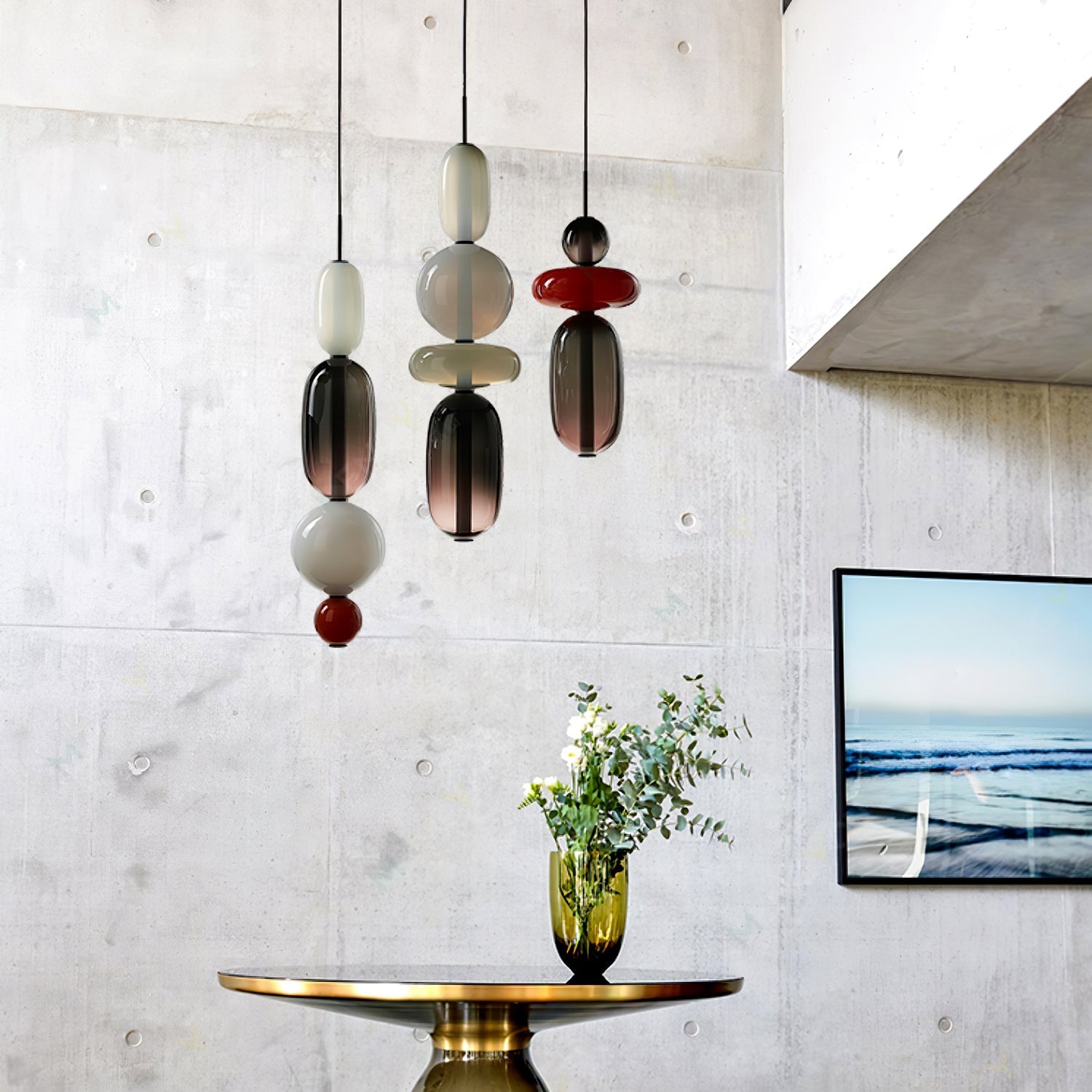 Noxic Glass Acrylic Artistic Pendant Light - Letslighting